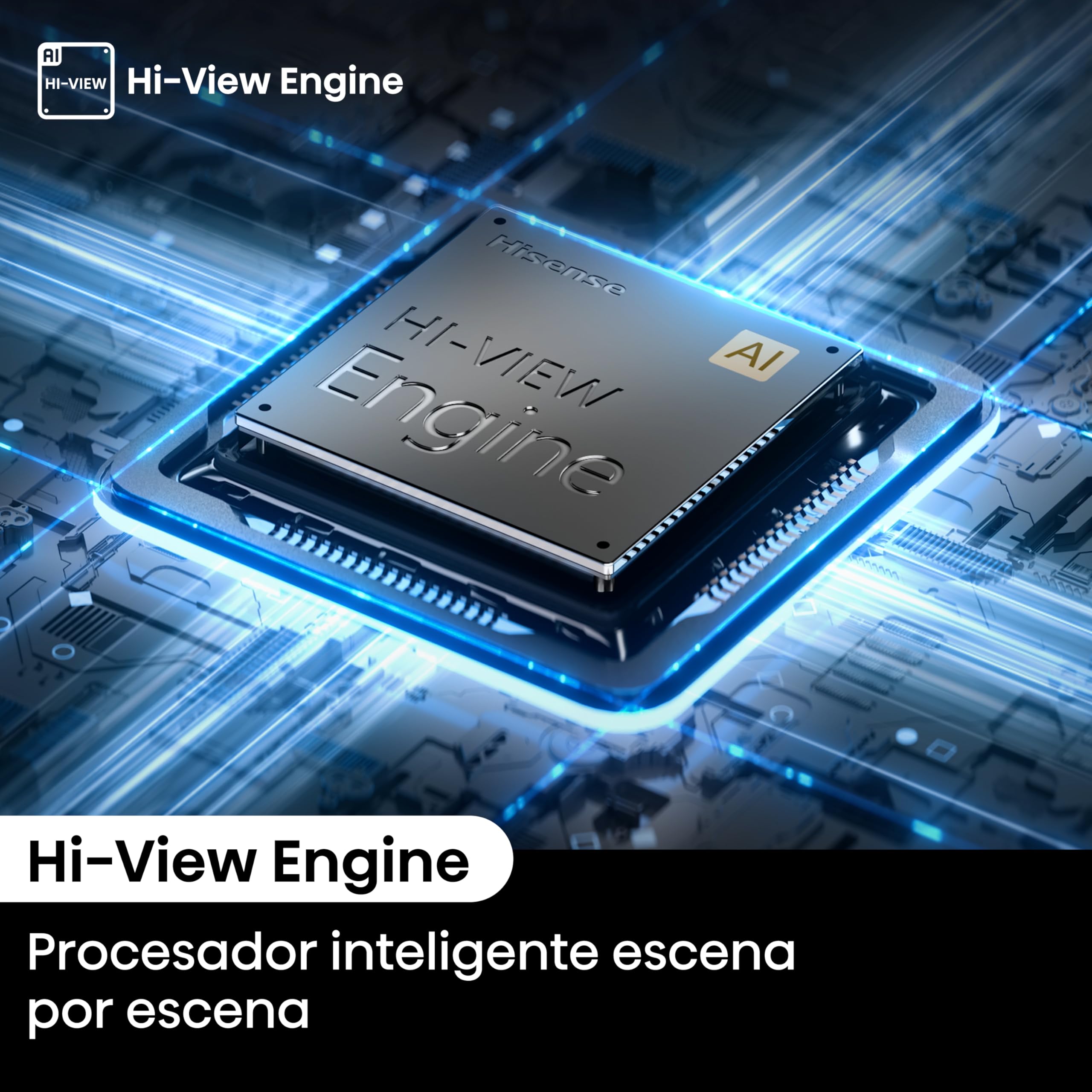 Hisense Television U6N Pantalla 55 Pulgadas,Mini-LED Smart Google TV UHD 4K,Control Remoto por Voz con Alexa,Hi-View Engine,Dolby Vision Atmos,Total HDR Solution, mira TV en Vivo sin Cable