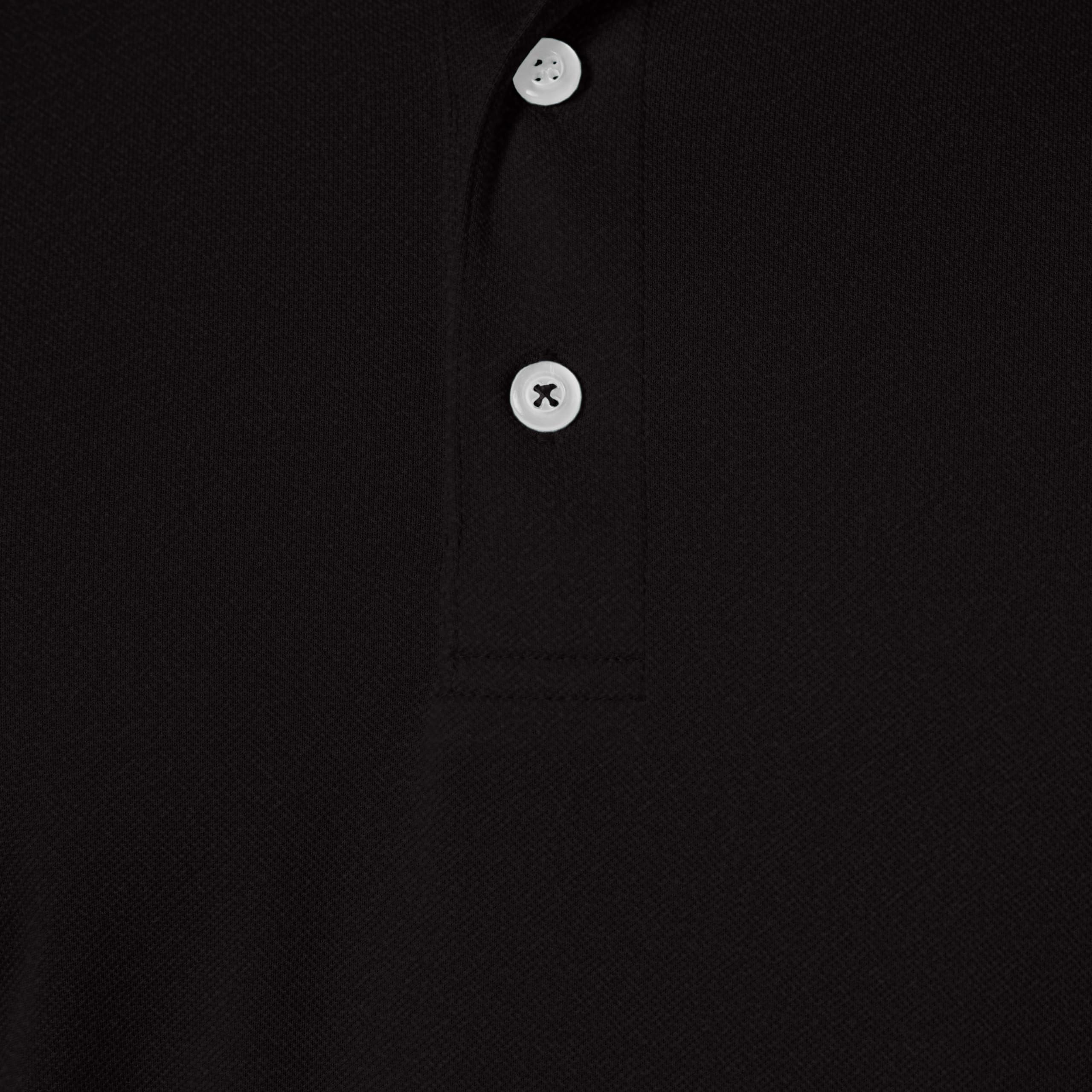 Amazon Essentials - Polo de golf de secado rápido para hombre (disponible en tallas grandes y altas), color negro, talla G