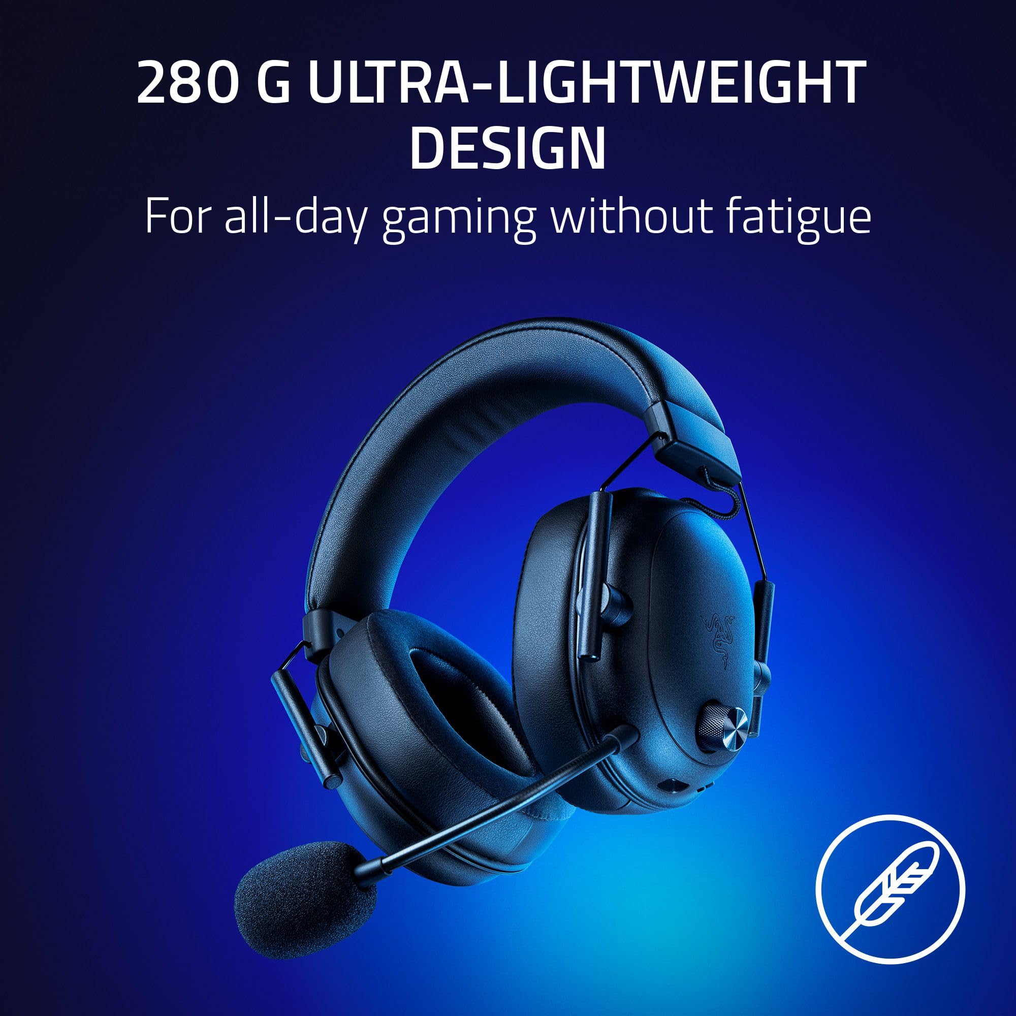 Razer BlackShark V2 HyperSpeed - Auriculares para esports inalámbricos y ultraligeros