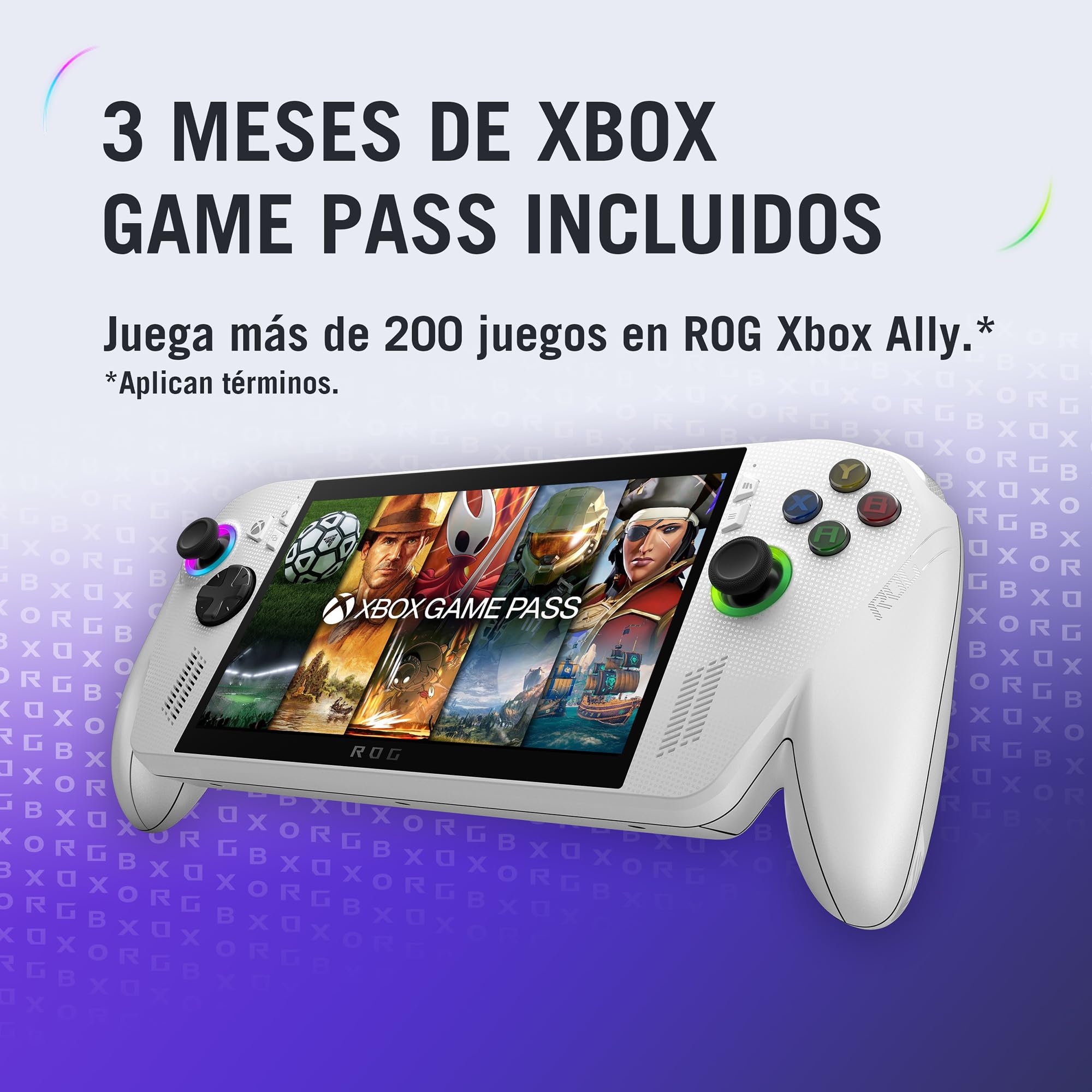 ASUS ROG XBOX Ally/AMD Ryzen™ Z2 A/AMD Radeon™ Graphics/ 16GB 512GB SSD/FHD 16:9 120Hz/ Wi-Fi 6E + Bluetooth® 5.