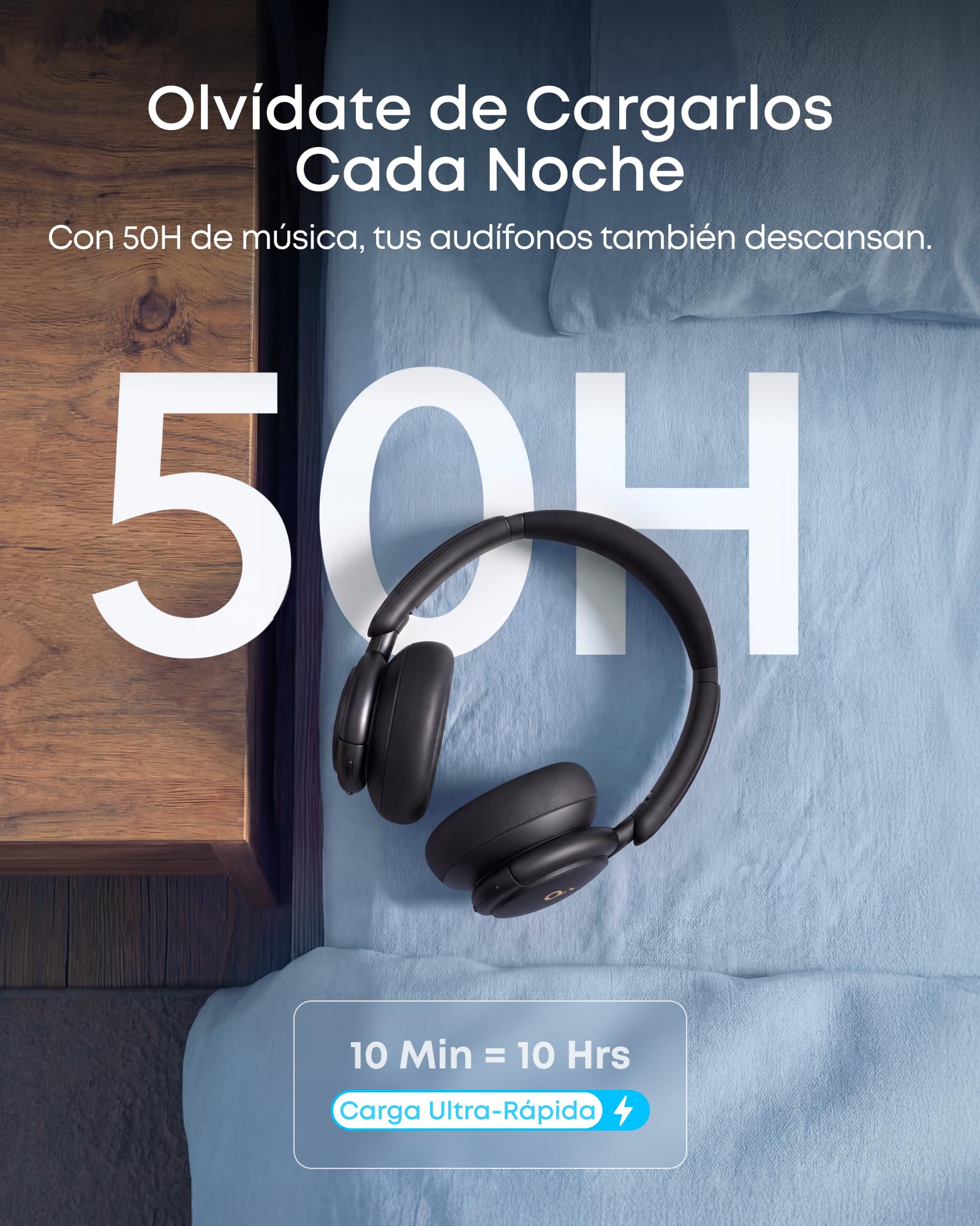 Soundcore by Anker Life Q30 Audífonos Inalámbricos Diadema - Negro