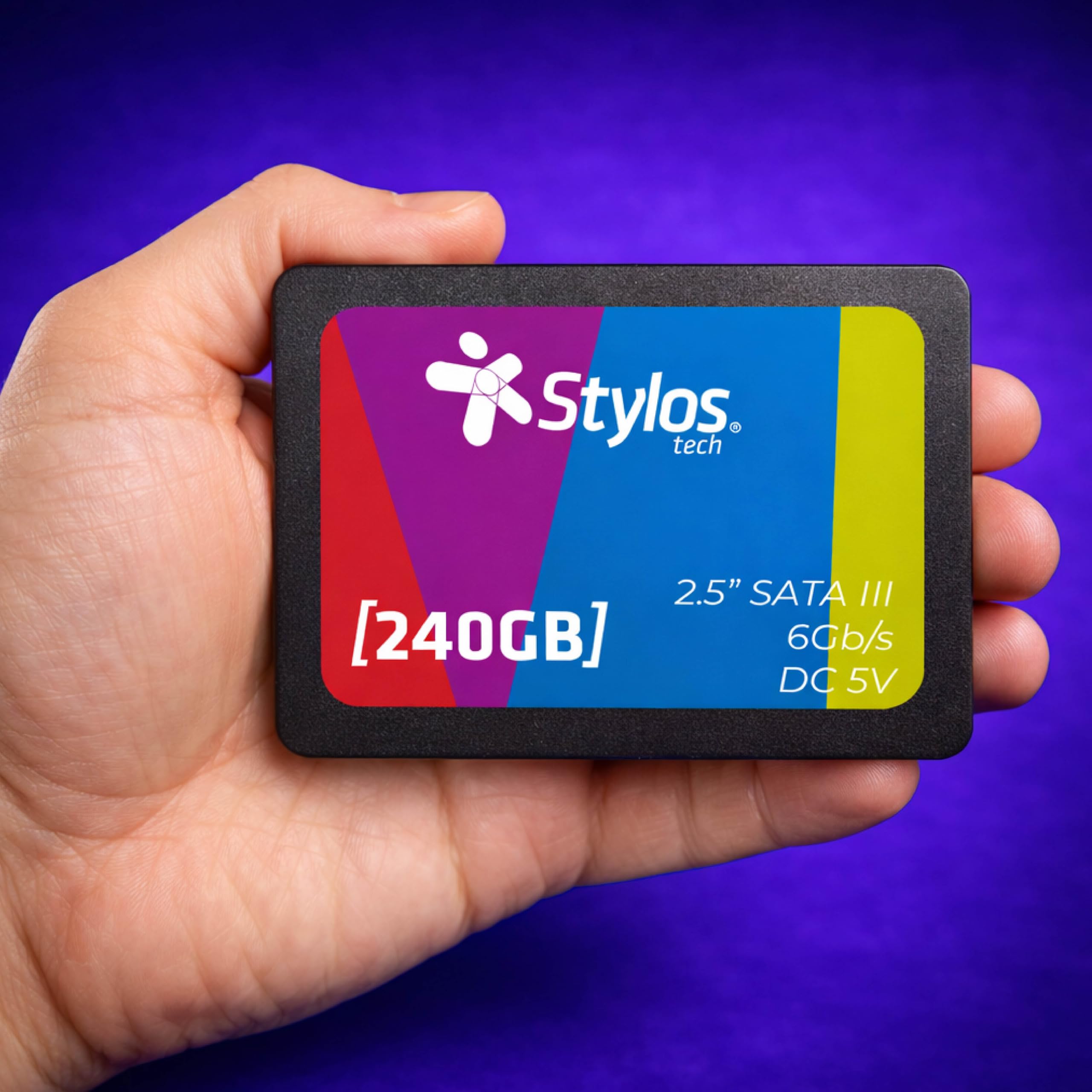 Stylos STMSSD2B Unidad Estado Solido SSD 240GB Stylos Modelo SATA III Voltaje DC 5V Soporta Funciones S.M.A.R.T Trim Command NCQ PSA COMPUTO Y PAPELERÍA