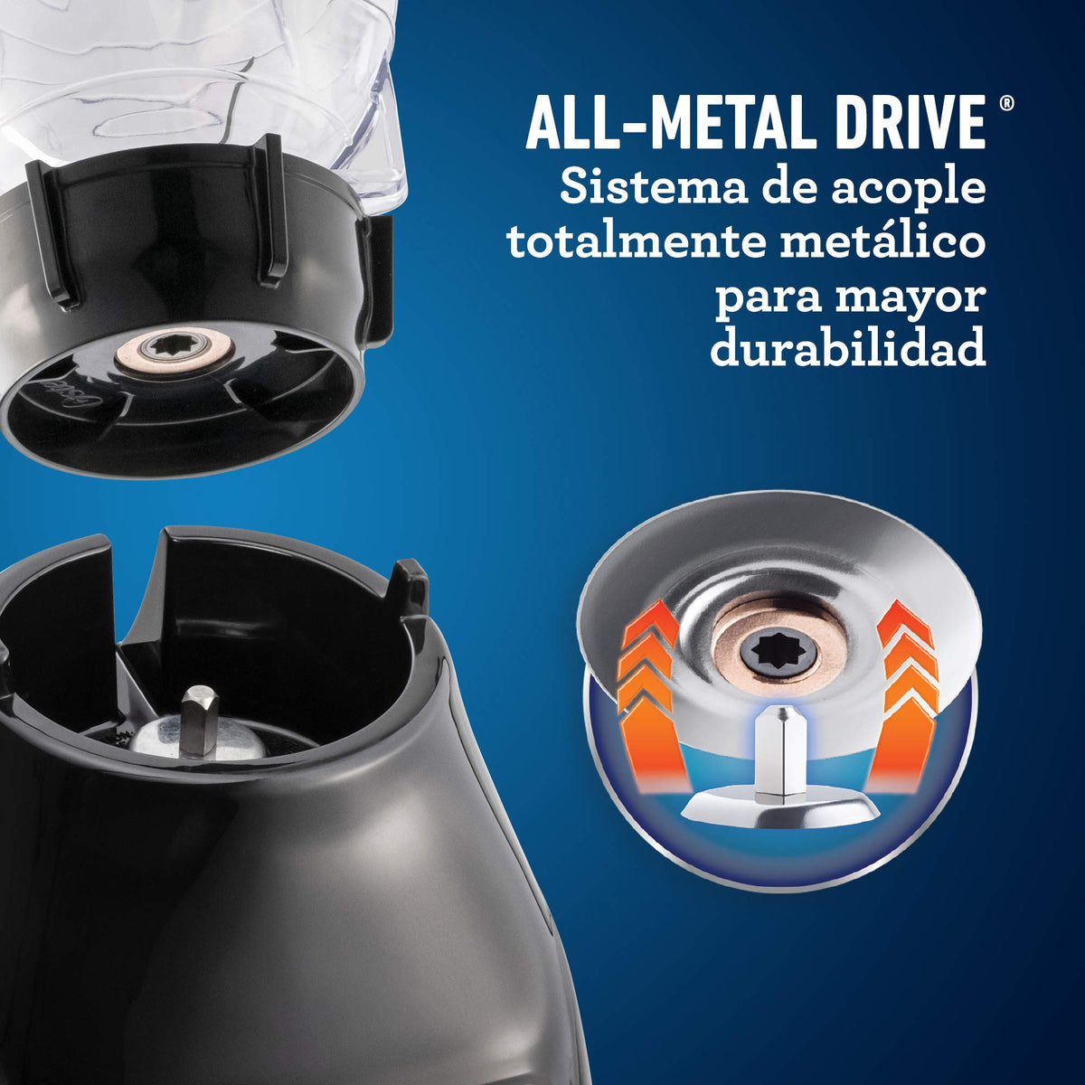 Oster Licuadora ® De Dos Velocidades Con Pulso Y Vaso De Plástico Blstkapbpb