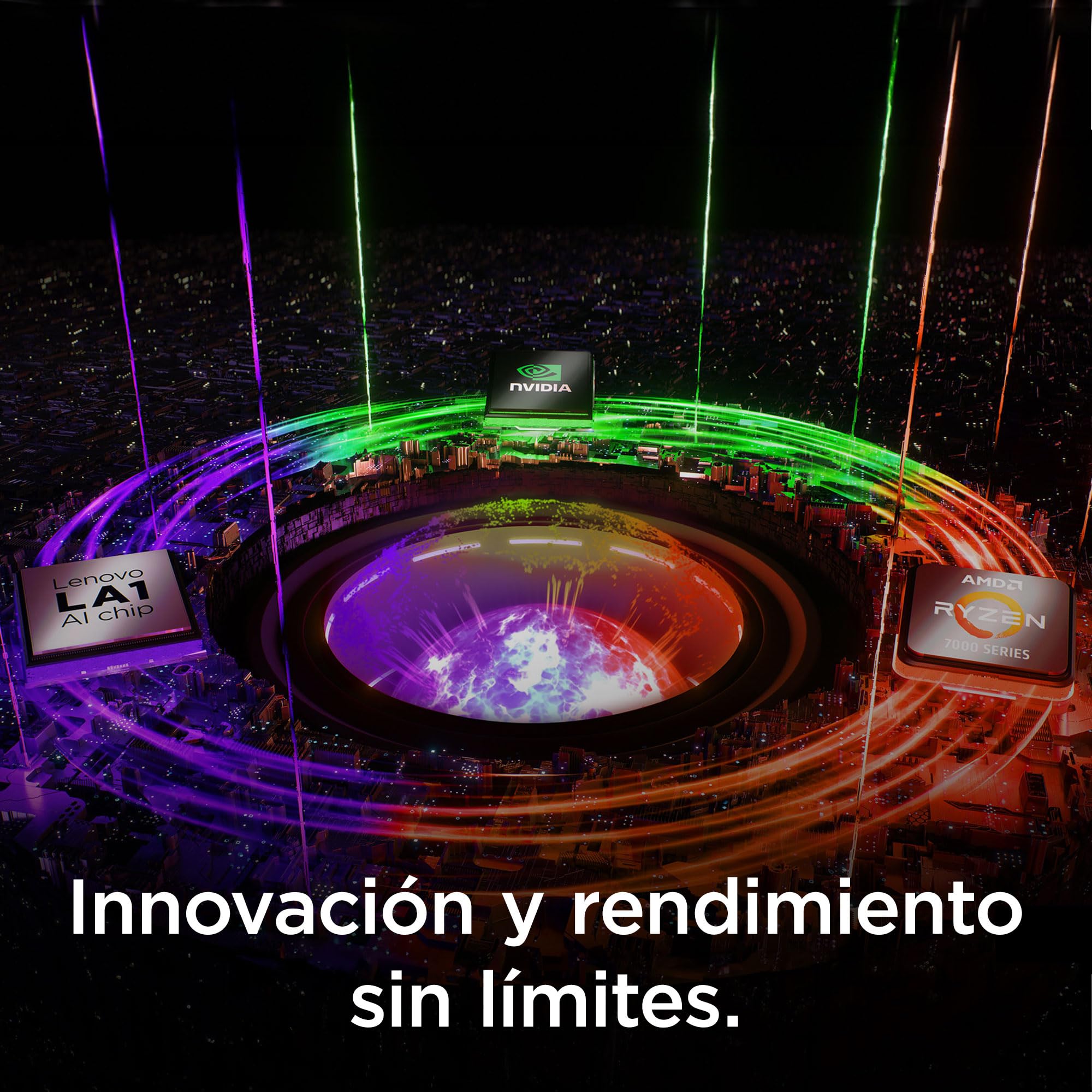 Lenovo Laptop Gaming LOQ RTX 3050 | 15.6" FHD AMD Ryzen 5 7235HS 8GB RAM 512GB SSD | NVIDIA GeForce | Teclado Retroiluminado, Windows 11 Home