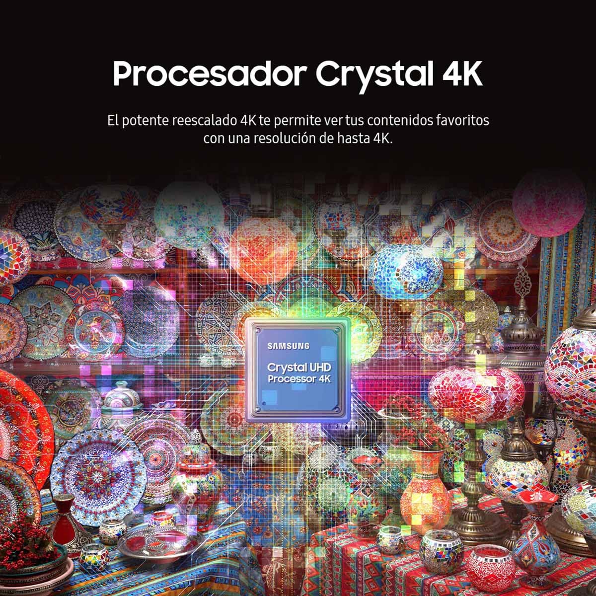SAMSUNG Smart TV 65" 4K Crystal UHD (UN65DU7000FXZX)