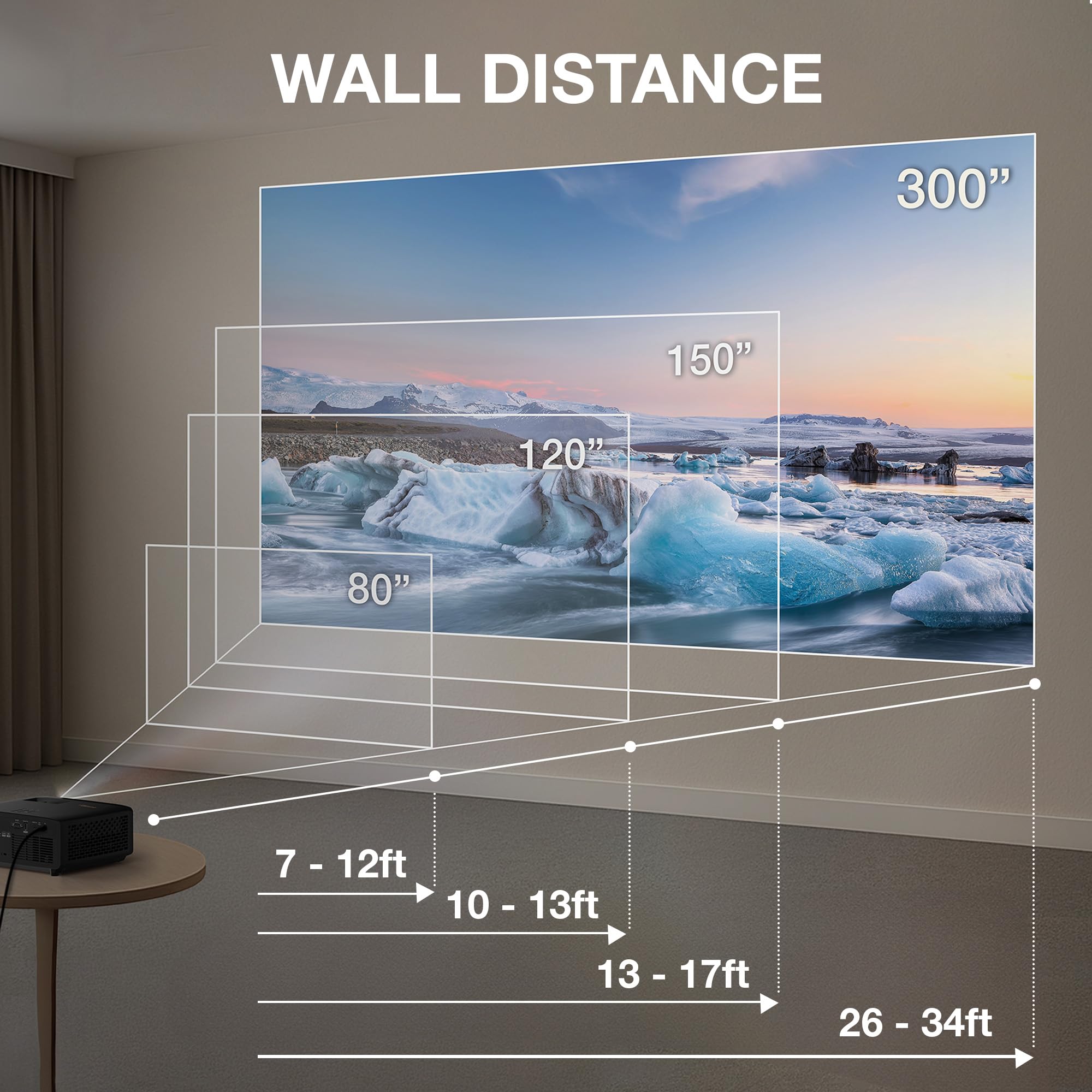 Optoma UHZ36-4K UHD, 3500 lúmenes, Modo HDR y cineasta, proyector láser de Cine en casa