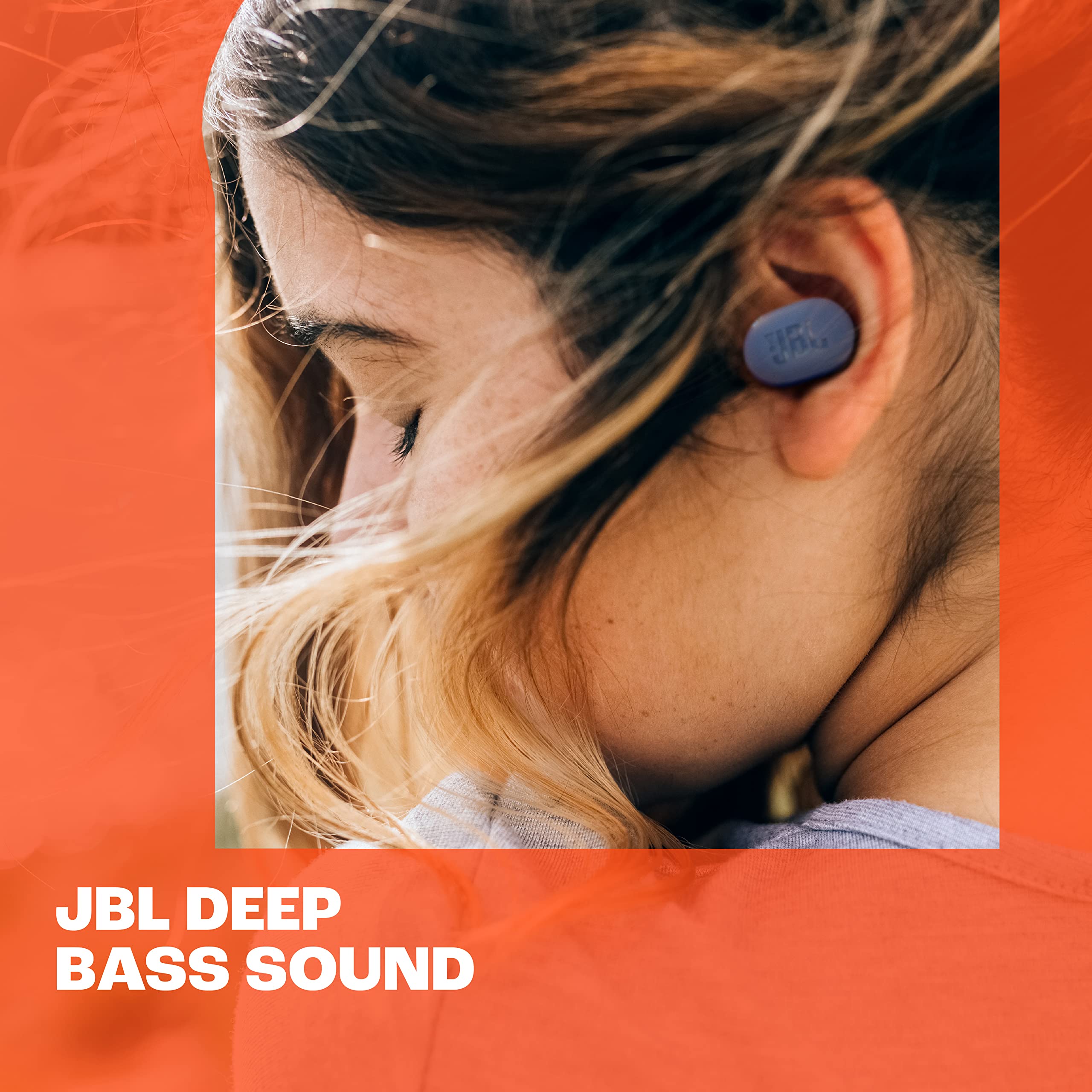 JBL Tune Buds, Audífonos Inalámbricos ANC Bluetooth, Drivers de 10mm, Reproducción 48 Horas, Resistentes al Agua y al Polvo IP54 - Azul