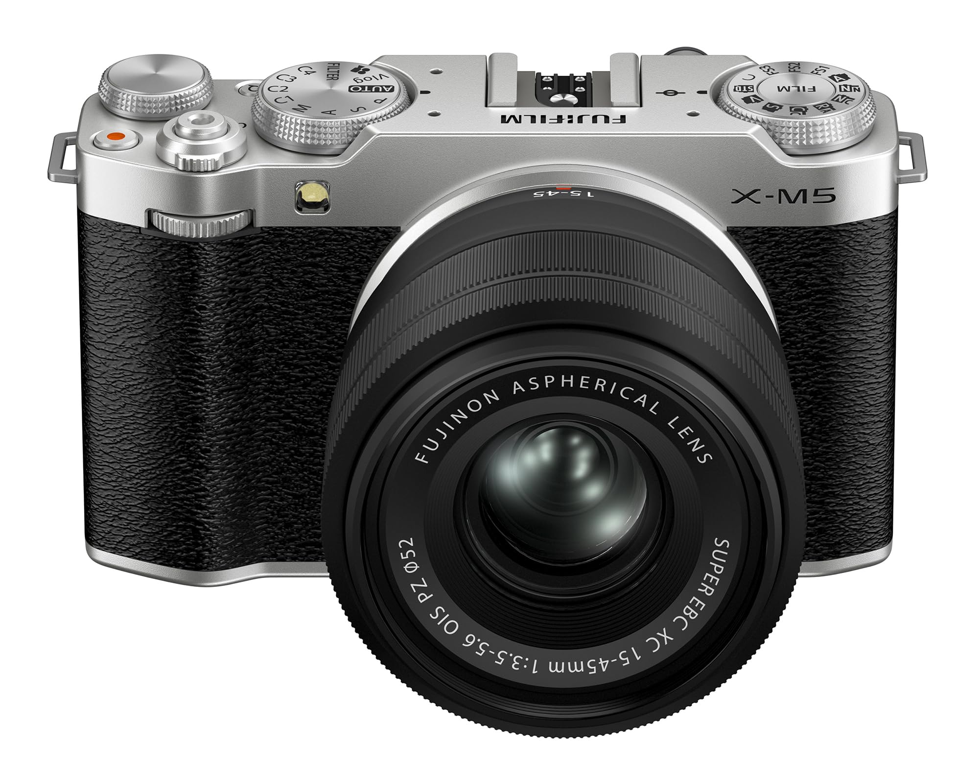Fujifilm X-M5 Cámara Digital sin Espejo XC15-45mmF3.5-5.6 OIS PZ Kit de Lentes - Plata