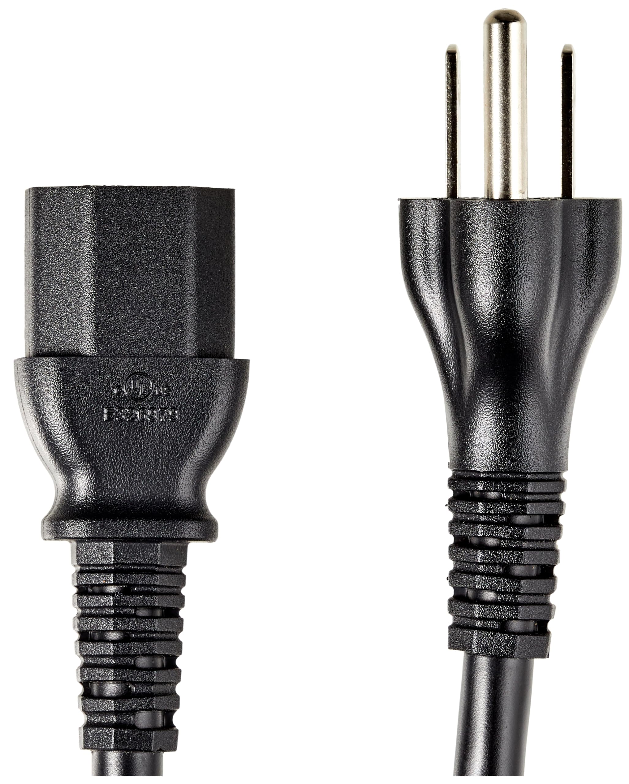 Amazon Basics - Cable de alimentación de repuesto para monitor de computadora, 12 pies, color negro