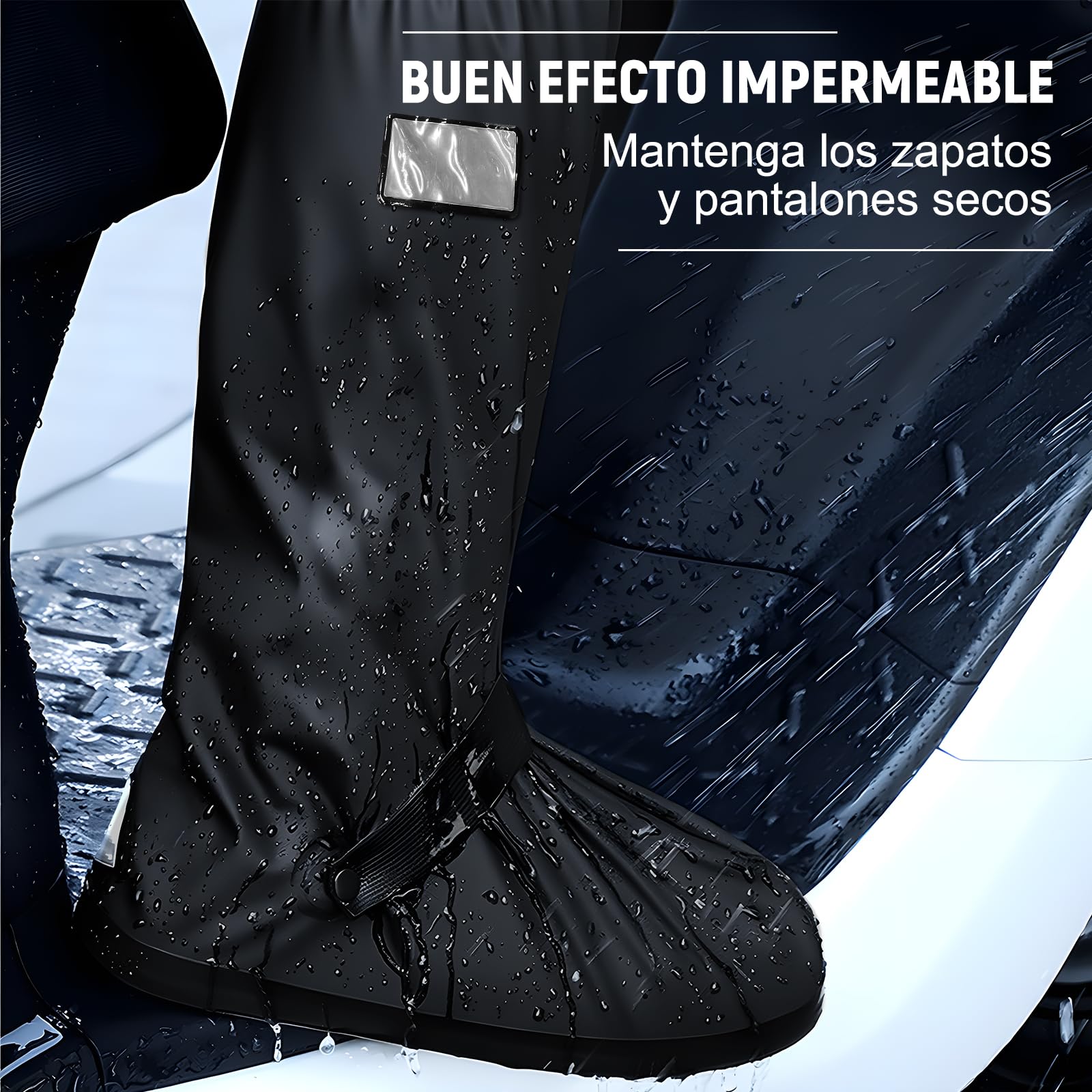 TOPONE Botas para Lluvia, Protector de Zapato Impermeable para Hombre Mujer