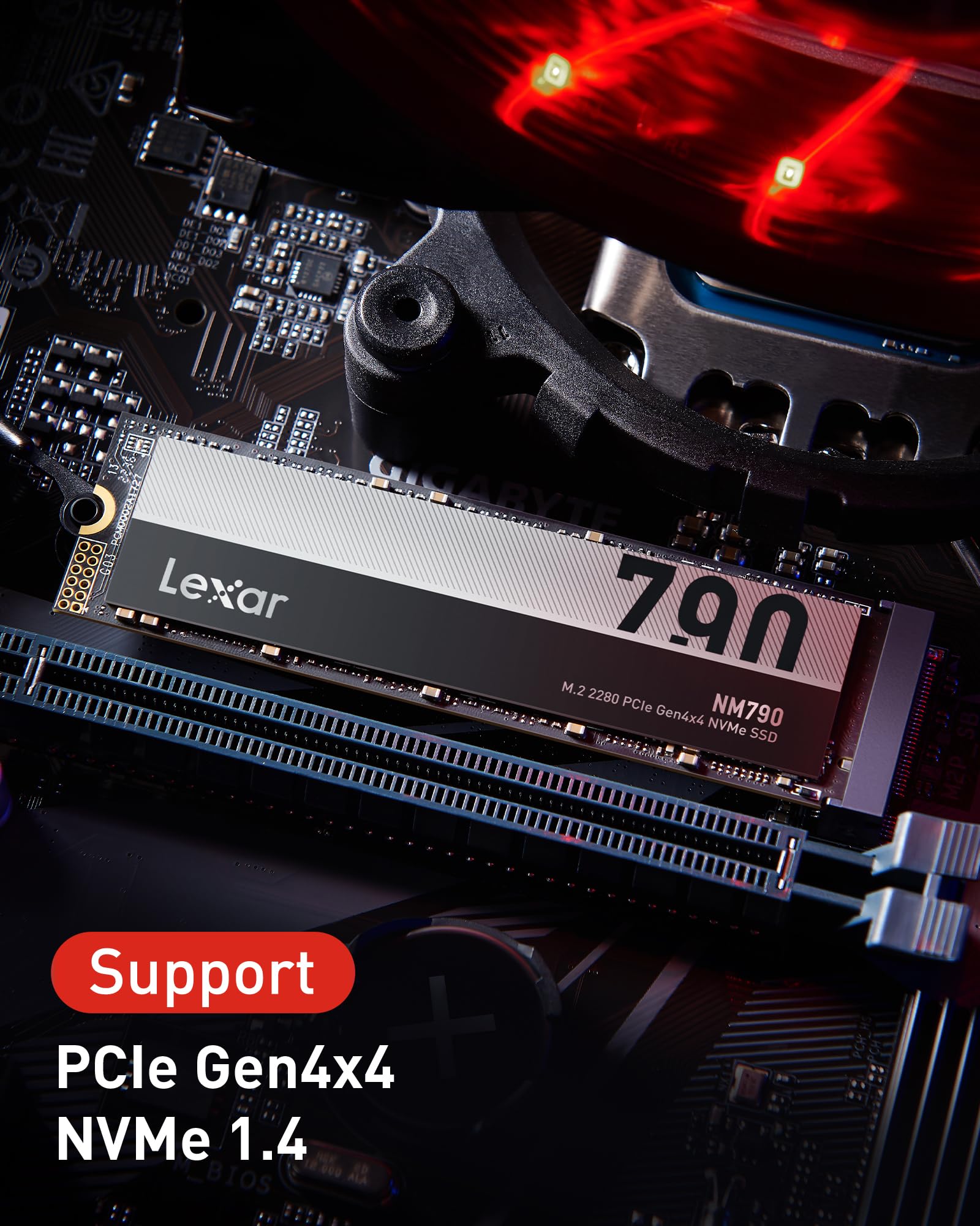 Lexar NM790 SSD M.2 PCIE Gen4 NVMe de 4 TB - Compatible con PS5
