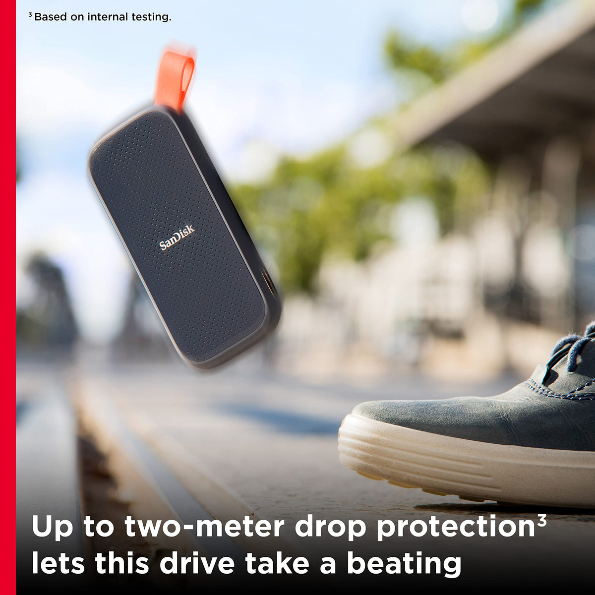 SanDisk SSD portátil de 2 TB - hasta 800 MB/s, USB-C, USB 3.2 Gen 2, Firmware actualizado, Unidad Externa de Estado sólido - SDSSDE30-2T00-G26