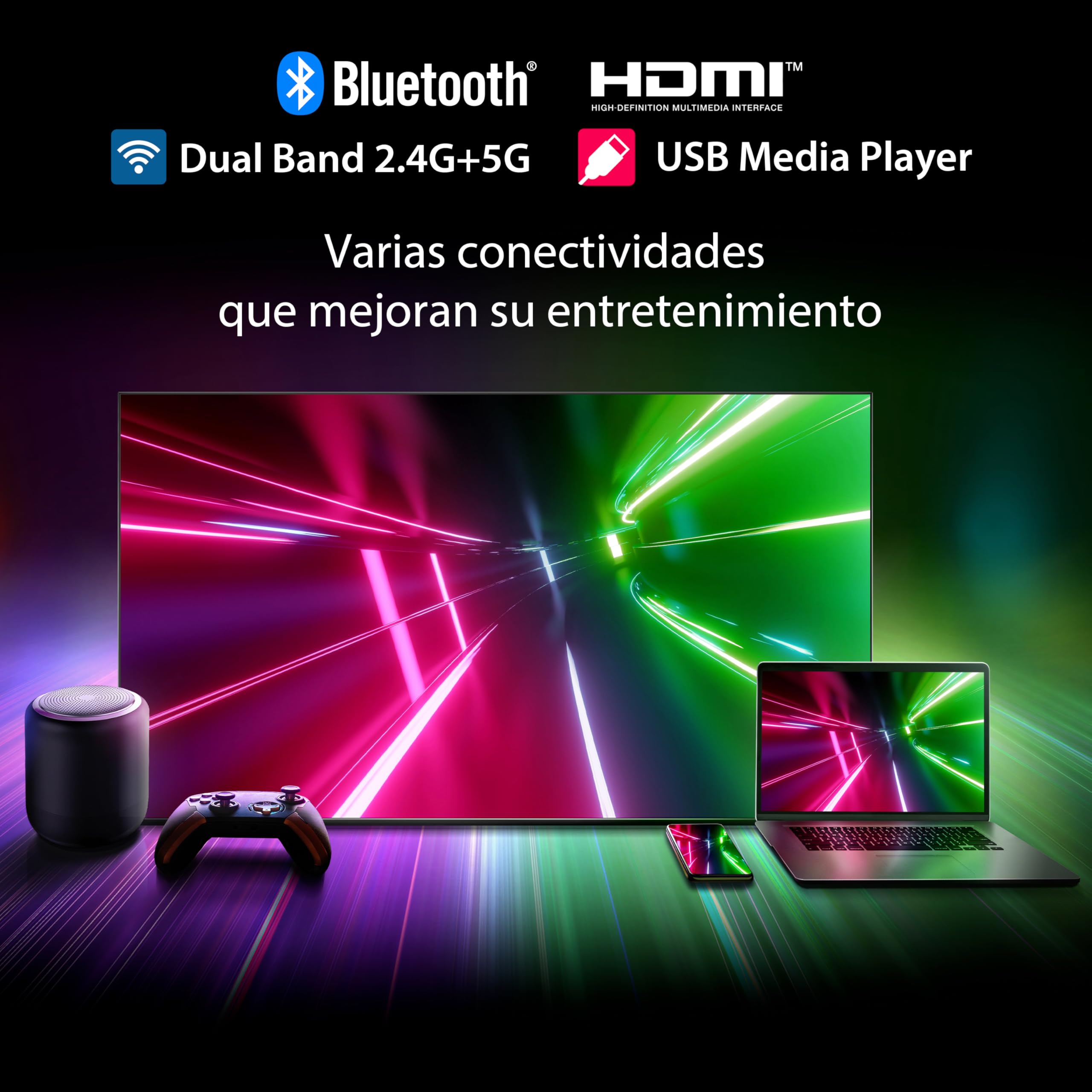 Toshiba Television C350NM(último Modelo) Pantalla 65 Pulgadas, Smart Fire TV UHD 4K,Control Remoto por Voz con Alexa, Escalador 4K por lA,Dolby Vision Atmos,Modo Juego, mira TV en Vivo sin Cable