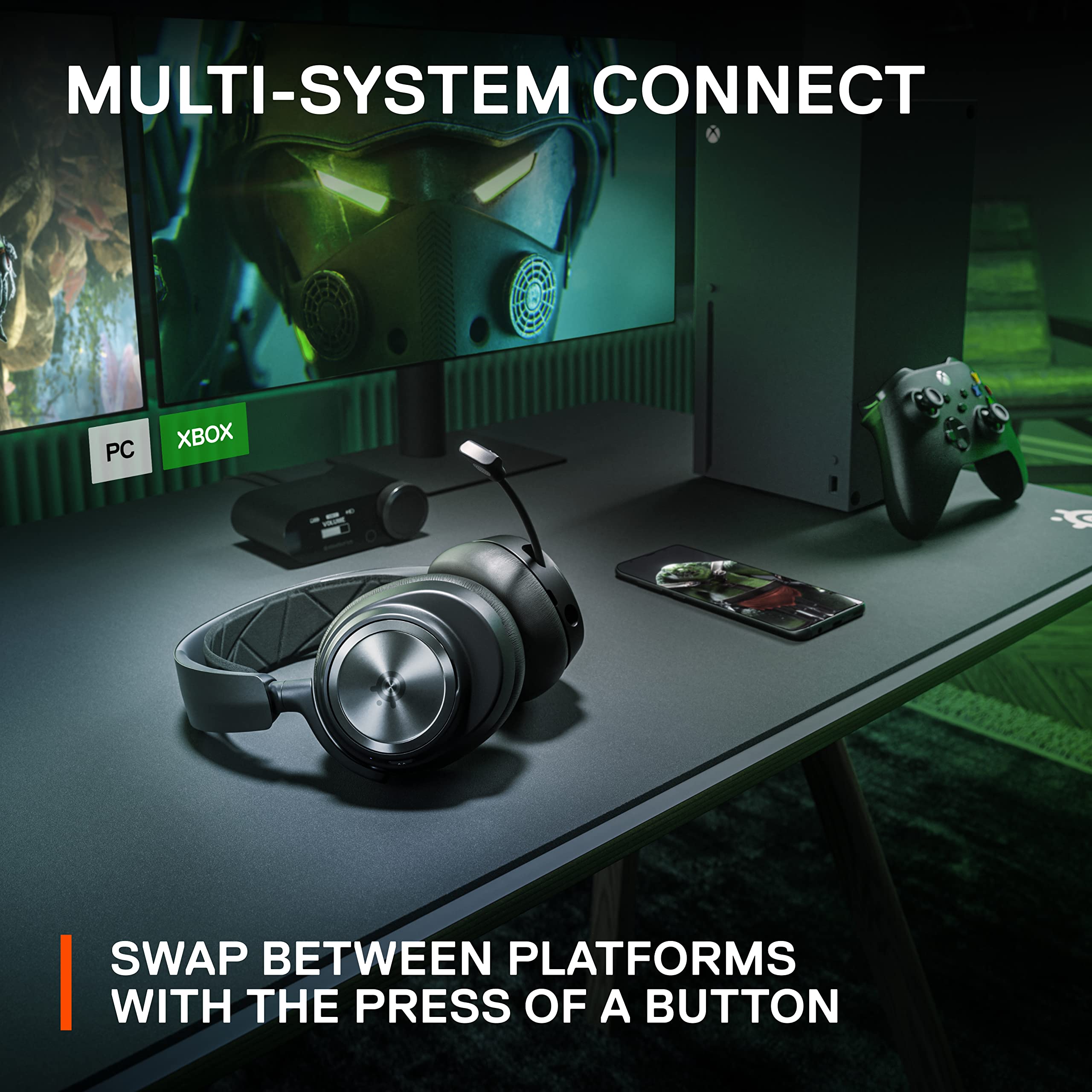 SteelSeries Arctis Nova Pro Wireless X - Auriculares inalámbricos para Juegos para Xbox - Sonido Arctis Signature