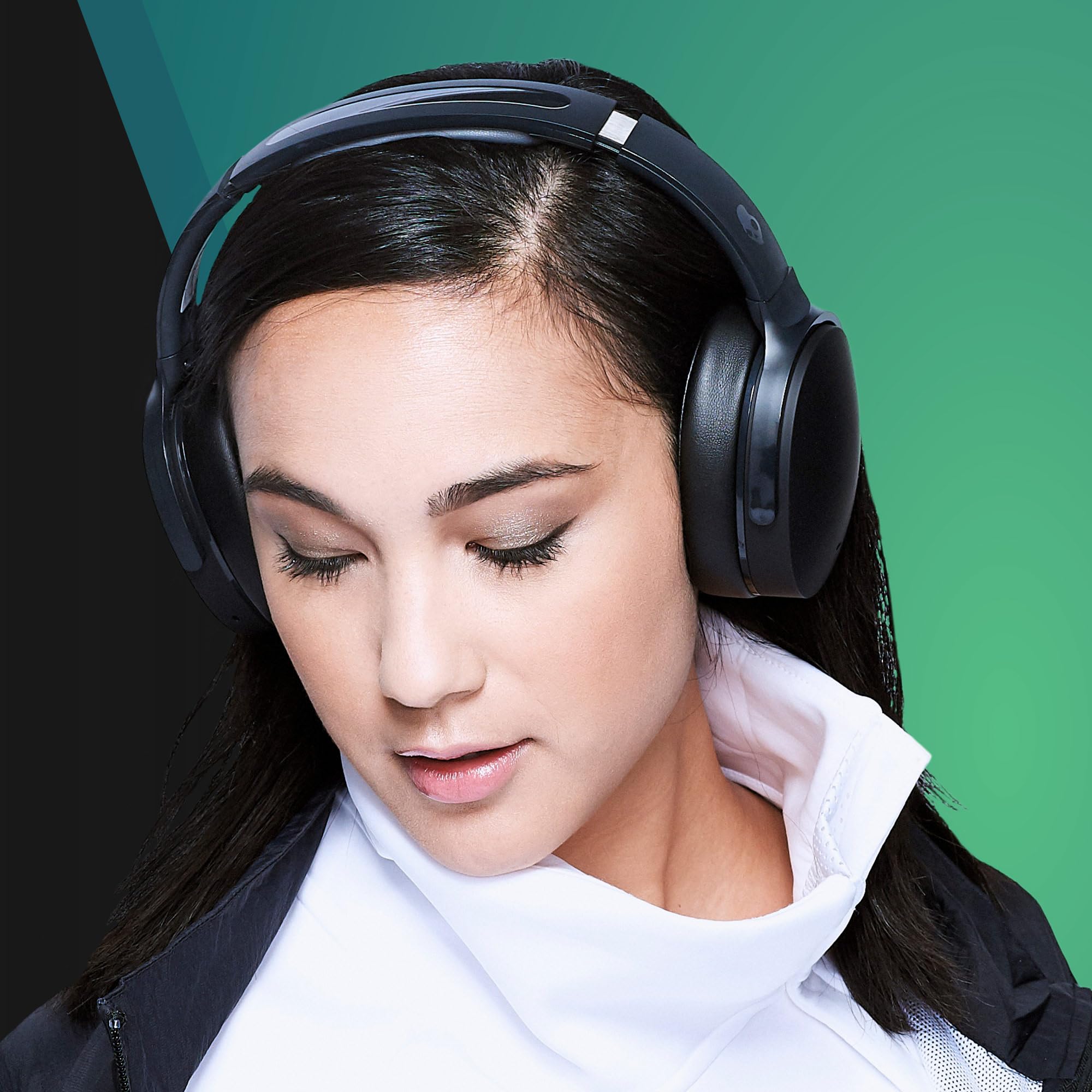 Skullcandy Hesh ANC Cascos Over-Ear Inalámbricos con Cancelación de Ruido, 22 h de Autonomía, Micrófono, Compatibles con iPhone Android y Dispositivos Bluetooth, Negro
