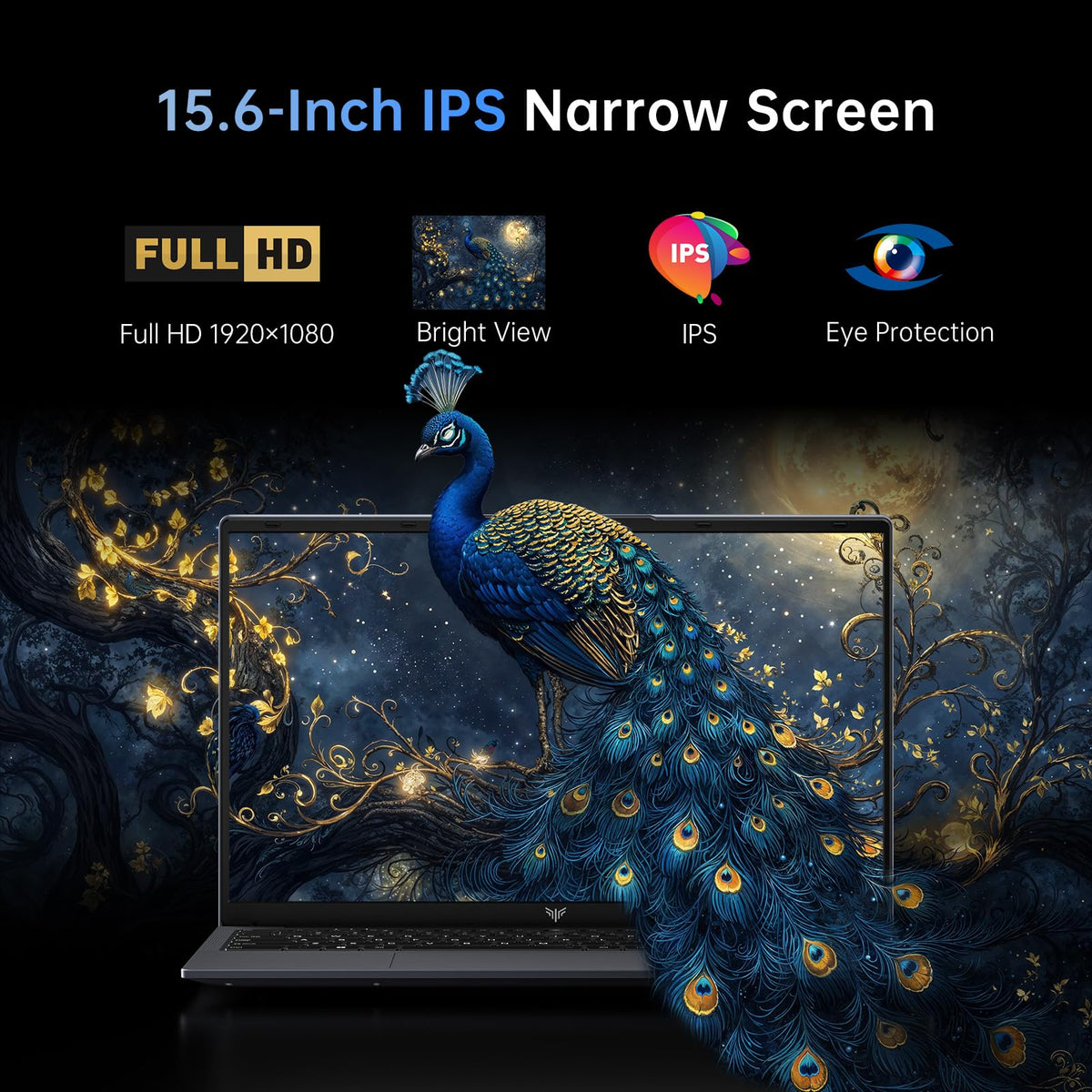 ACEMAGIC Laptop 2026, 15.6 Pulgadas FHD IPS, AMD Ryzen 3 4300U (hasta 3.7 GHz), 16 GB RAM DDR4, 512 GB SSD, Windows 11 Pro, Batería 54.72 WH Laptop para Trabajo y Estudio
