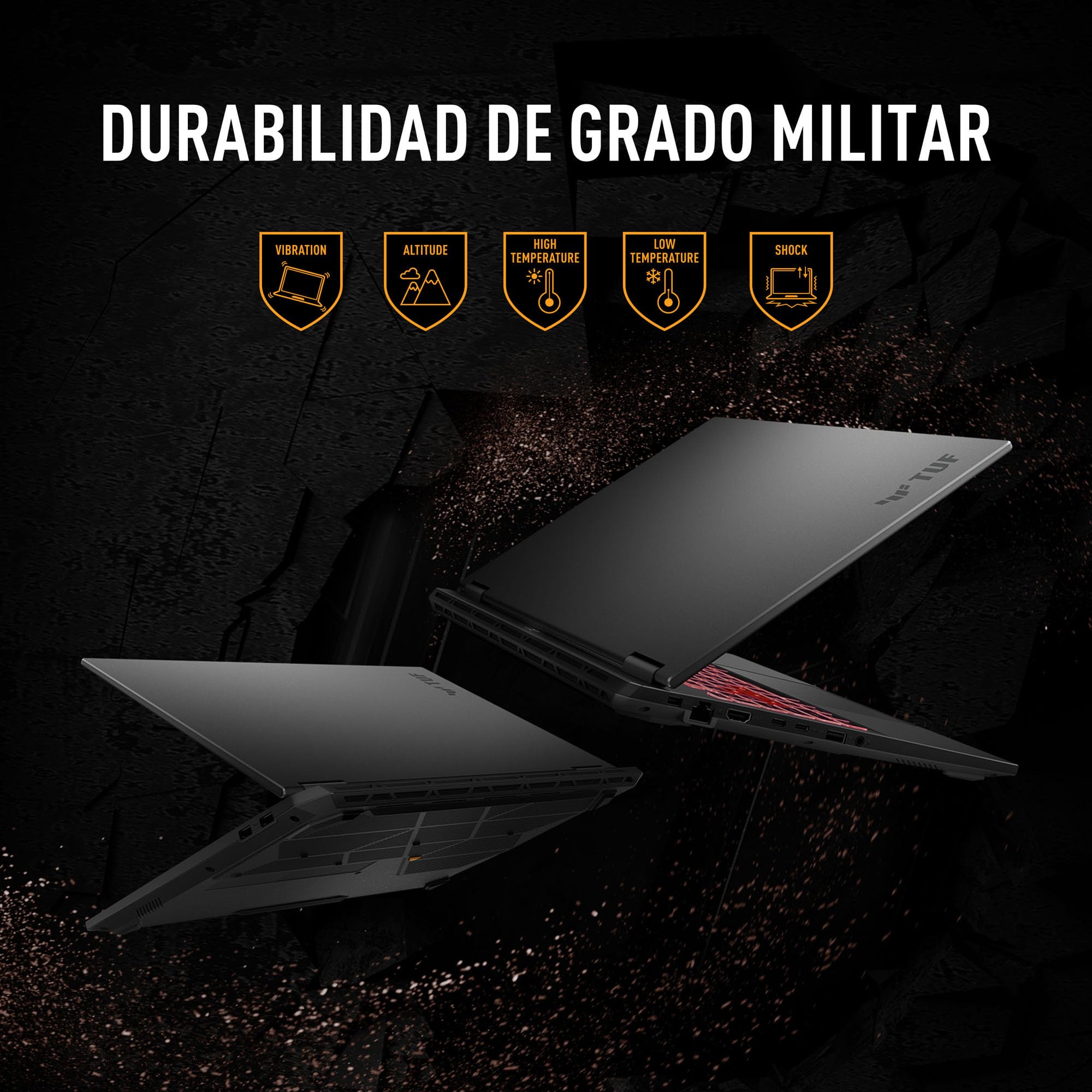 ASUS TUF A16/ NVIDIA GeForce RTX 5050/ Ryzen 7 260/NPU dedicada para IA, más de 16 Tops/ 16 GB -512 SSD/Teclado en Español (Garantia y Servicio con la Marca en Mexico)