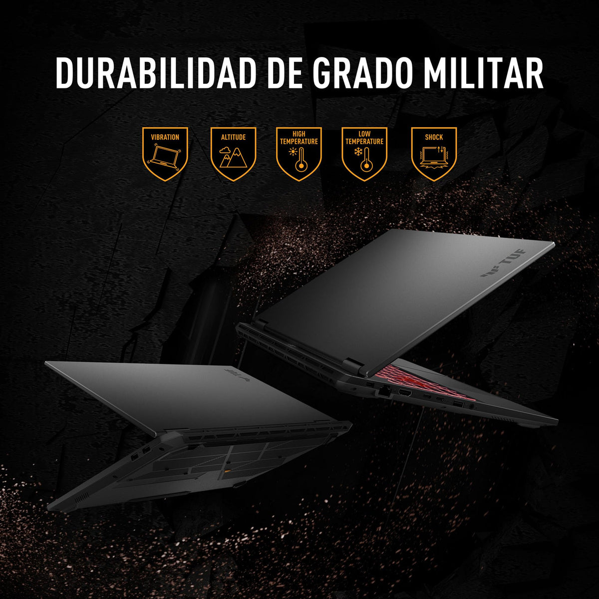 ASUS TUF A16/ NVIDIA GeForce RTX 5050/ Ryzen 7 260/NPU dedicada para IA, más de 16 Tops/ 16 GB -512 SSD/Teclado en Español (Garantia y Servicio con la Marca en Mexico)