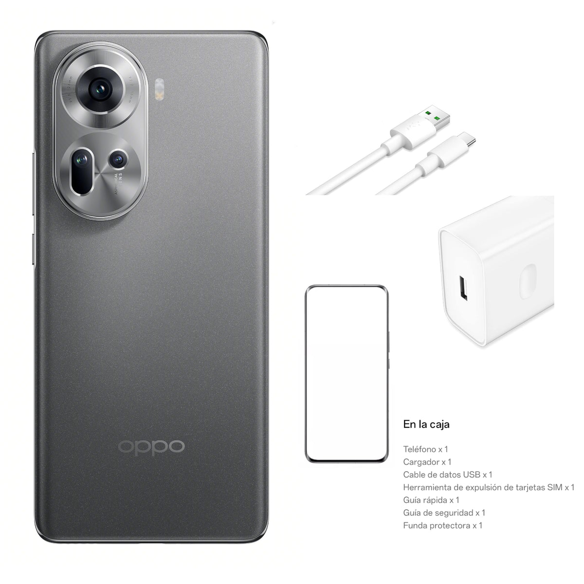 OPPO Celular Reno11 5G Gris