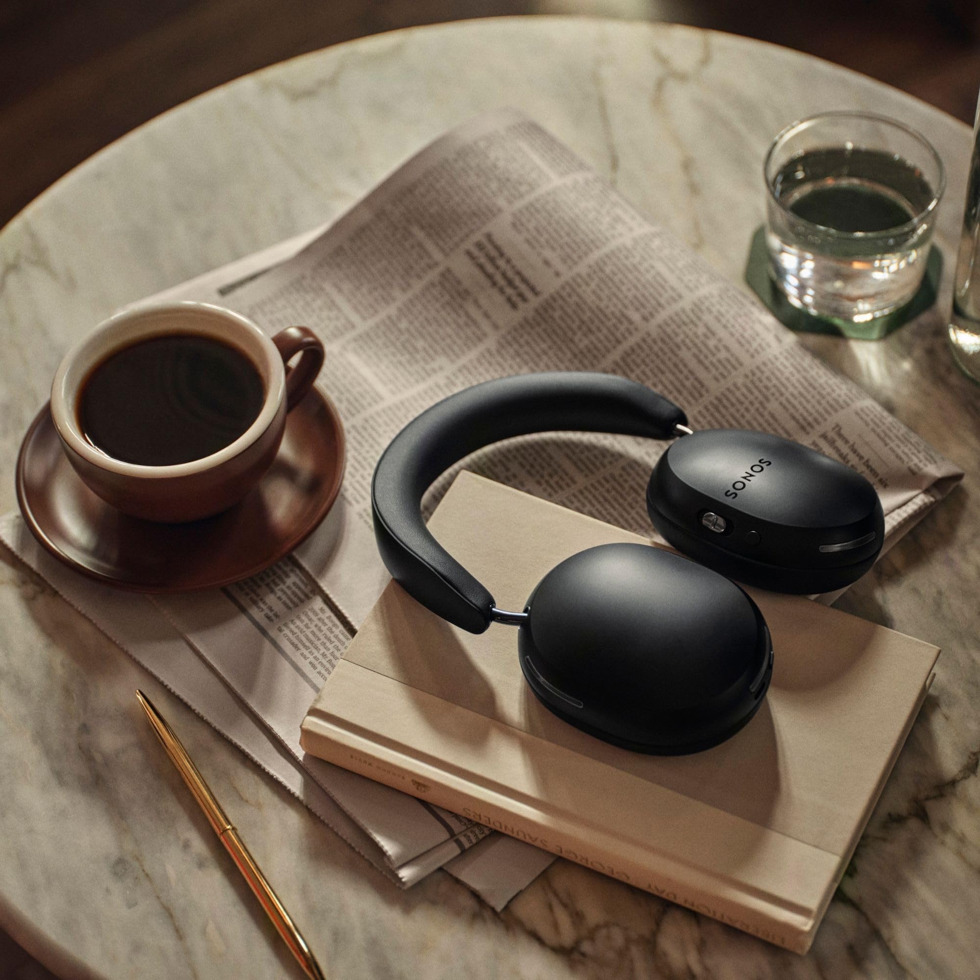 Sonos Ace Audífonos Inalámbricos Over-Ear con Cancelación Activa de Ruido, Audio Espacial, Audio Lossless y 30 Horas de Batería - Negro