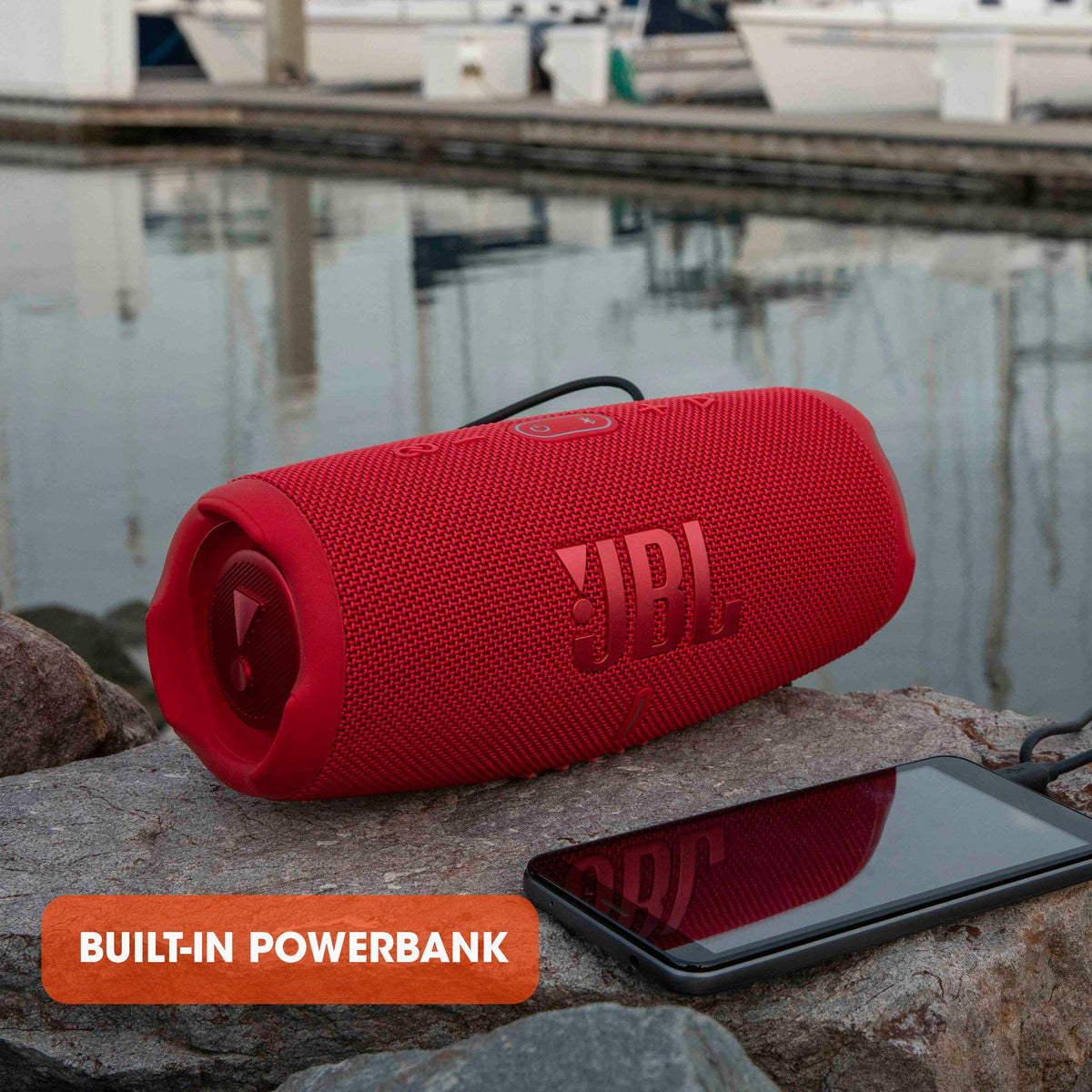 JBL Bocina Portátil Charge 5 Bluetooth Negro
