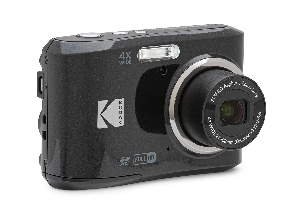 KODAK PIXPRO - Cámara Digital de 16 MP con Zoom óptico de 27 mm de Gran Angular y visualización LCD de 2,7 Pulgadas (Negro)