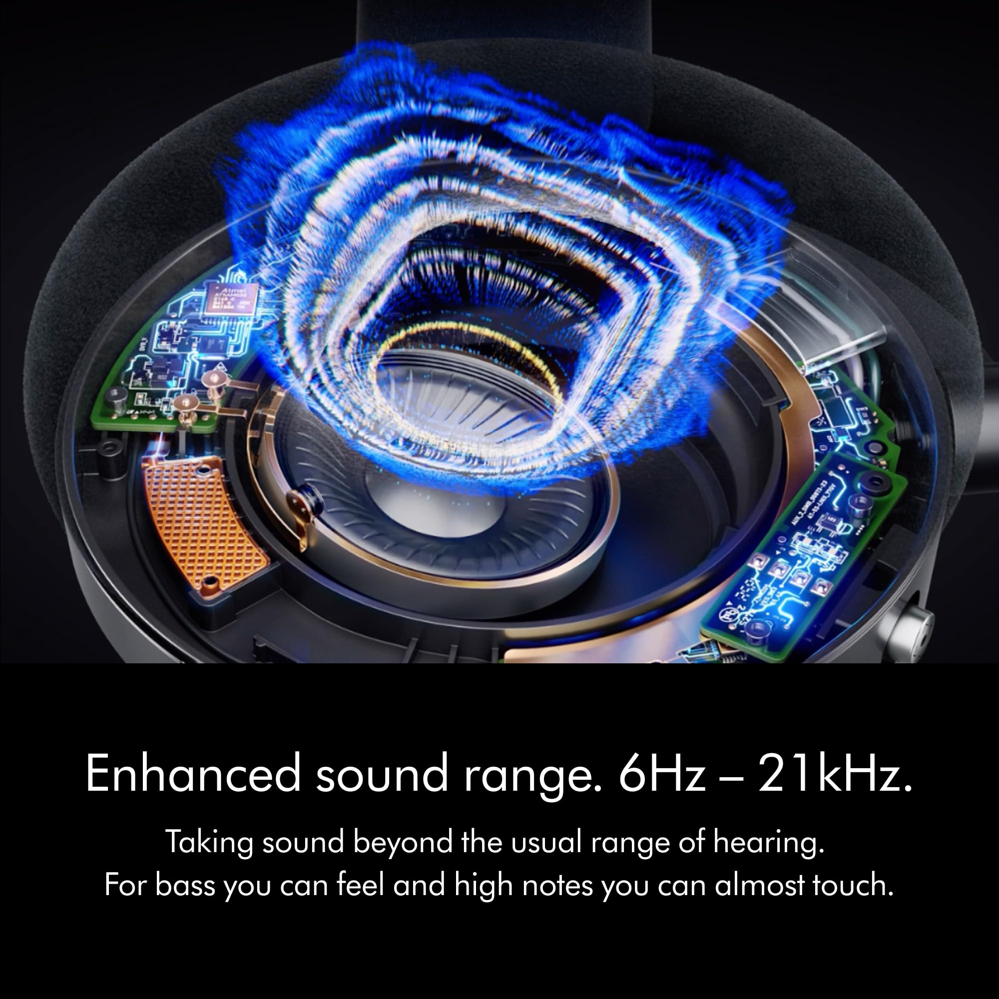 Dyson OnTrac™ (Copper) - Auriculares inalámbricos sobre la Oreja - Cancelación Activa de Ruido, hasta 55 Horas de duración de la batería, Personalizable