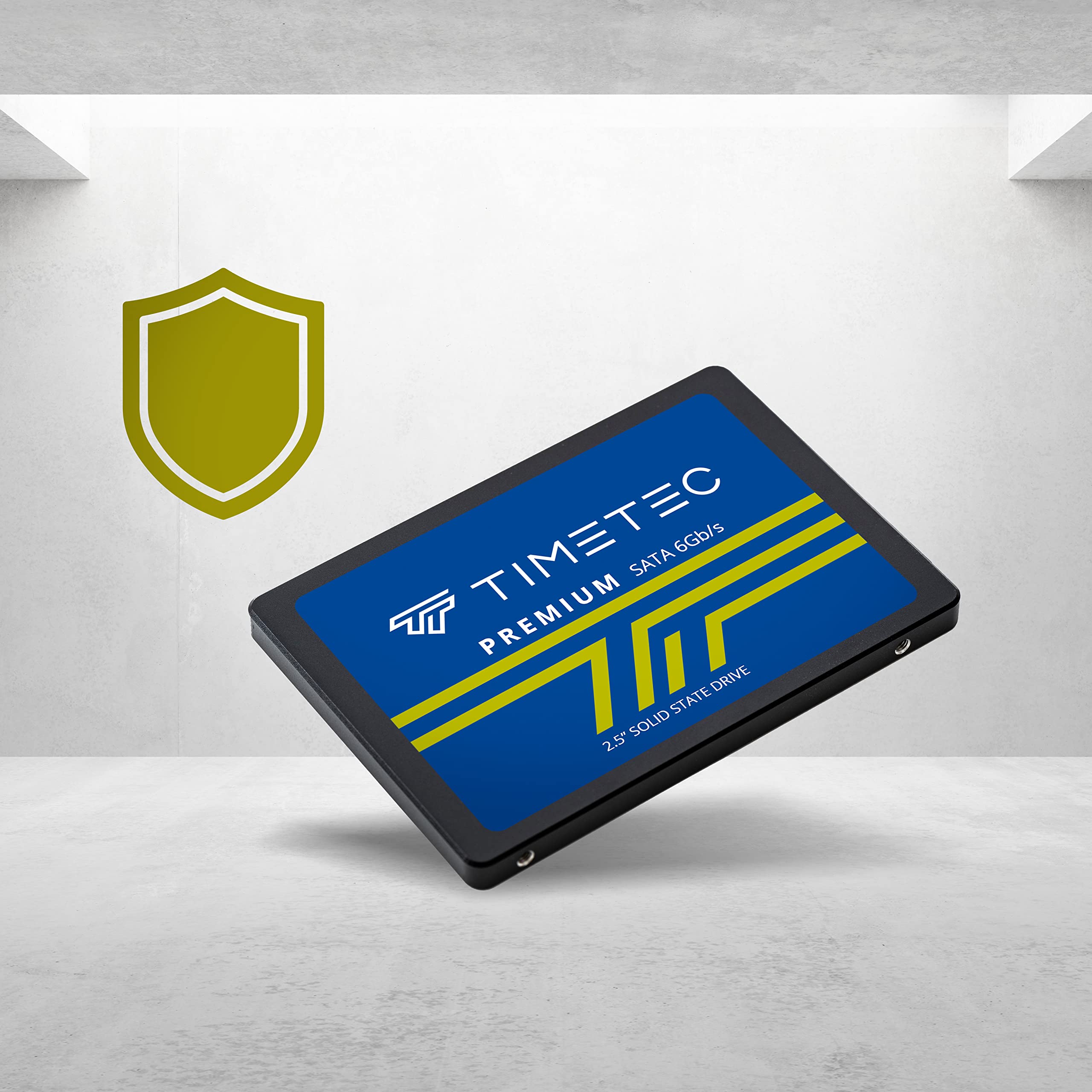 Timetec 1TB Unidad de estado sólido interna SSD 3D NAND SATA III 6Gb/s 2.5 pulgadas 7 mm (0.28 ") 800TBW Velocidad de lectura Hasta 550MB/s SLC Cache Performance Boost para PC computadora portátil y de escritorio (1TB)