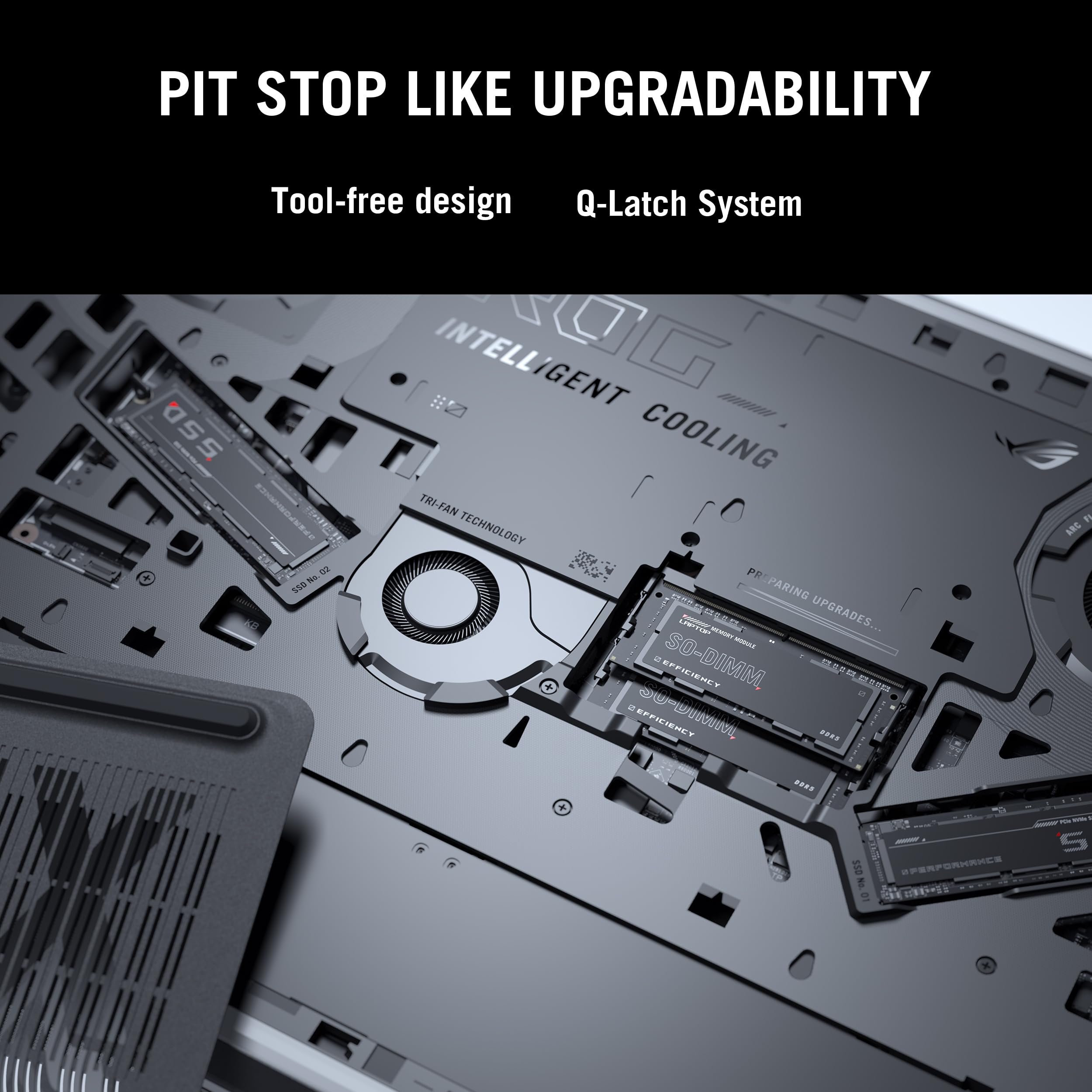 ASUS ROG Strix G16 (2025) Laptop para juegos, visualización FHD+ 16:10 de 165 Hz/3 ms, GPU NVIDIA® GeForce RTX™ 5050, procesador Intel® Core™ i7 14650HX, DDR5 de 16 GB, SSD PCIe Gen 4 de 1 TB, Wi-Fi 8