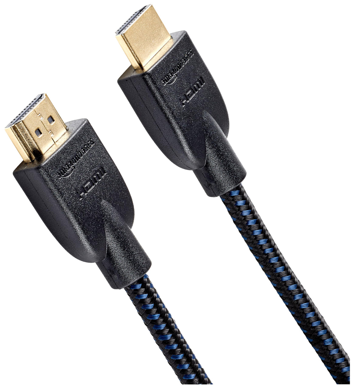 Amazon Basics - Cable HDMI de alta velocidad (18 Gbps, 4 K/60 Hz), 6 pies, trenzado de nailon