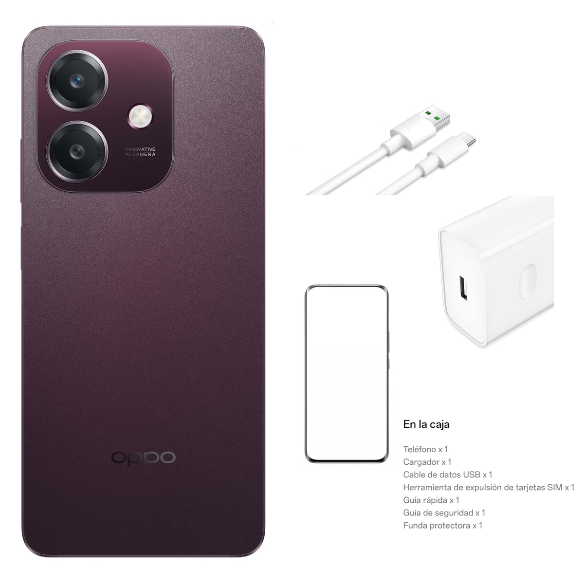 OPPO A40 café 4GB+256GB, Resistencia Grado Militar, Super Charge, 1 Años de Garantía