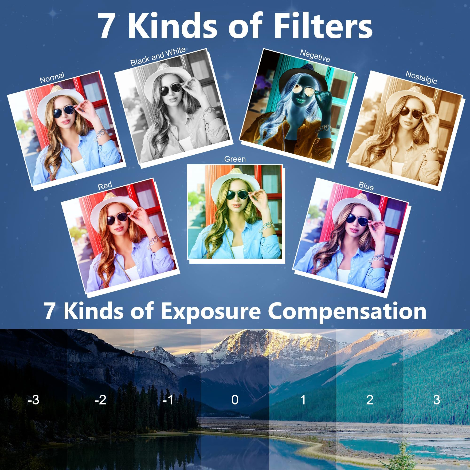 Dpofirs Cámara Digital de 64MP, Cámara de Vlogging 4K, Cámara de Enfoque Automático con Zoom de 18X, Cámara Pequeña Compacta con Pantalla Abatible de 3 Pulgadas, Cámara Pequeña para