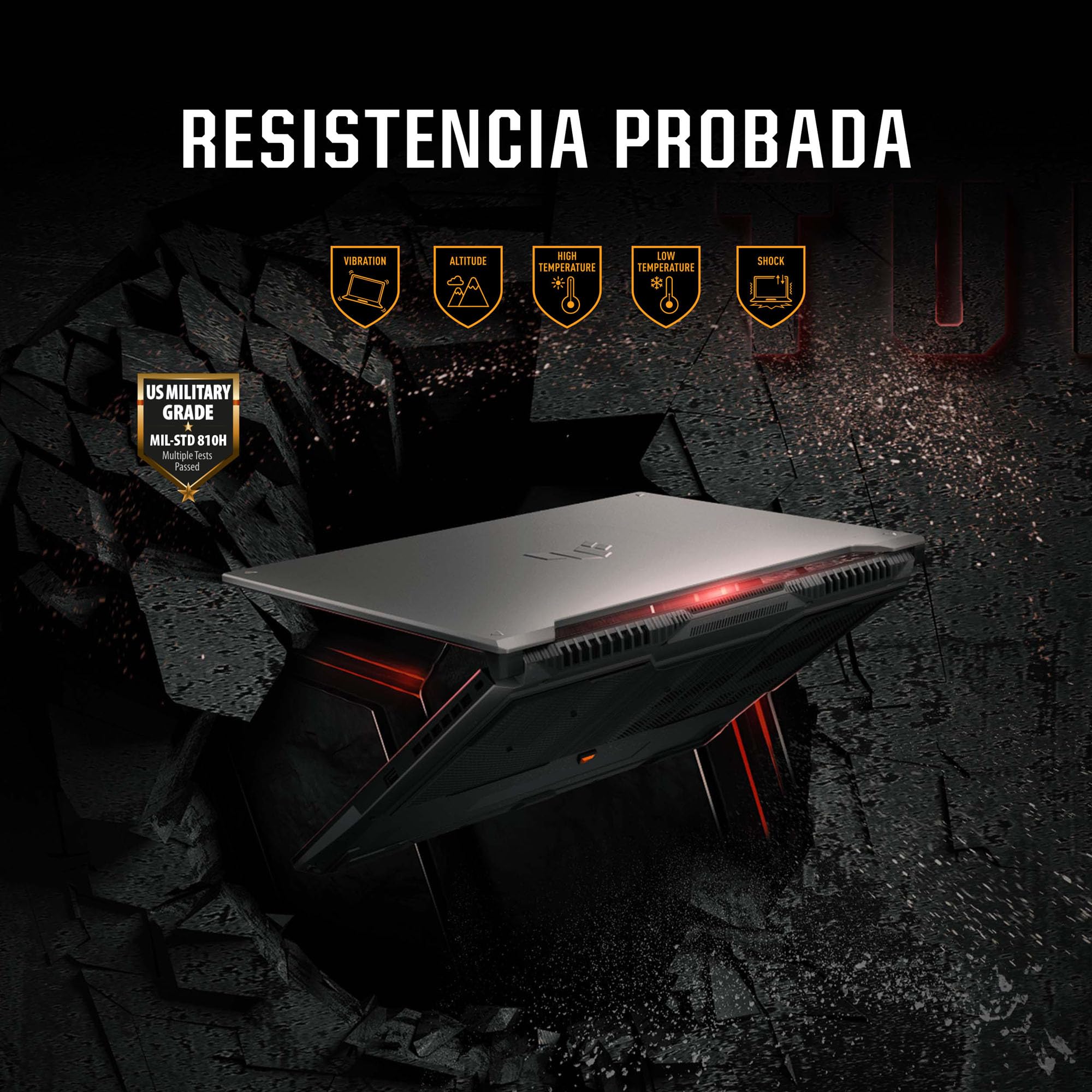ASUS TUF Gaming A16 AMD Ryzen™ 7/ NVIDIA® GeForce RTX™ 4050/16GB/ 512 SSD FHD+ 16:10, 144Hz/ Wi-Fi 6 + Bluetooth® 5.3/ Garantía y Servicio con la Marca en México