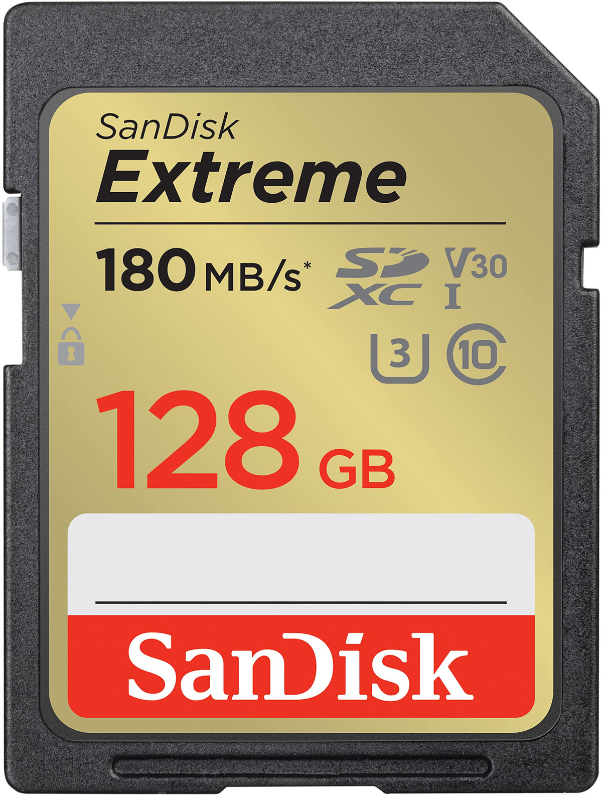 SanDisk Tarjeta de Memoria SDXC UHS-I Extreme de 128 GB - C10, U3, V30, 4K, UHD, Tarjeta SD - SDSDXVA-128G-GNCIN