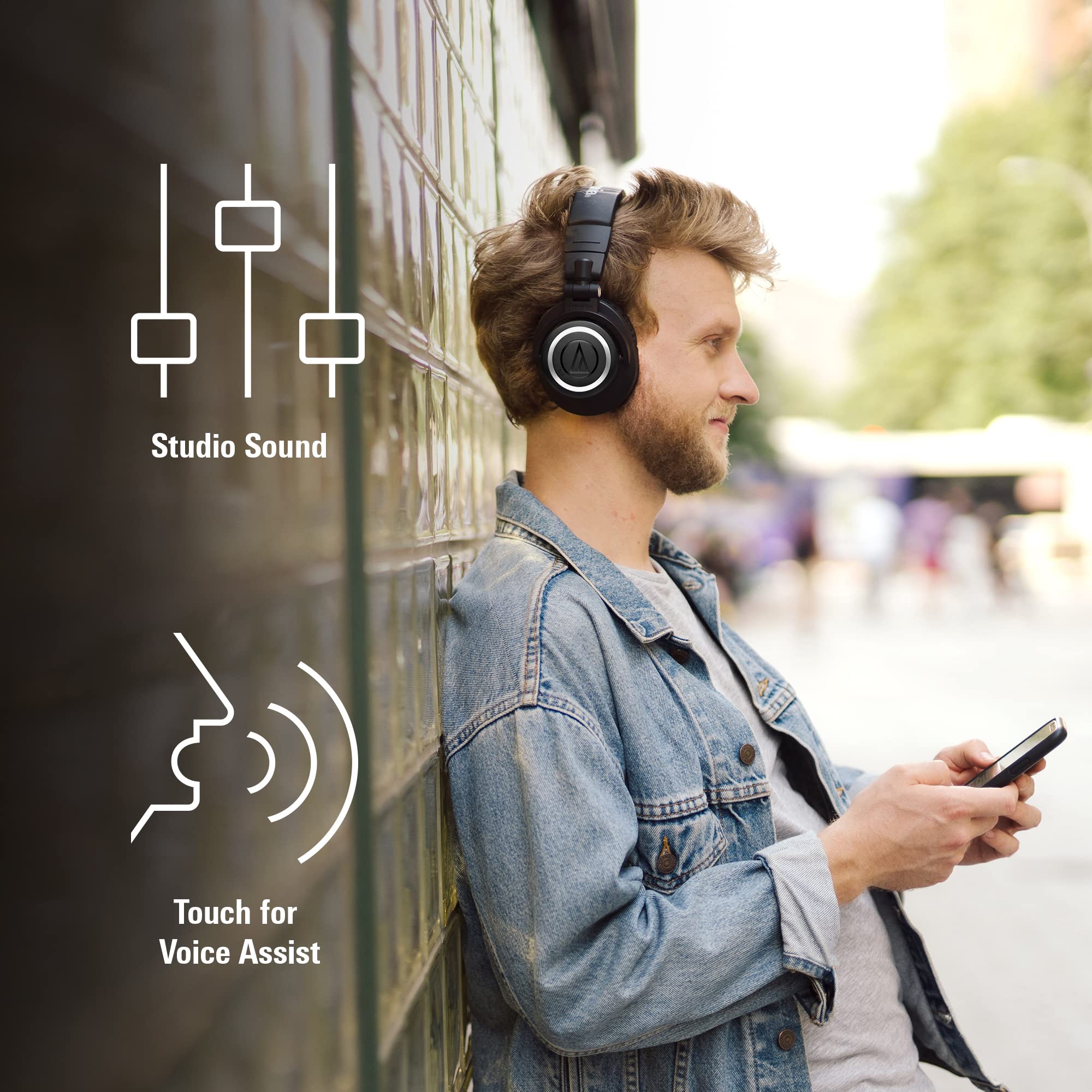 Audio-Technica ATH-M50xBT2 Auriculares inalámbricos sobre la Oreja