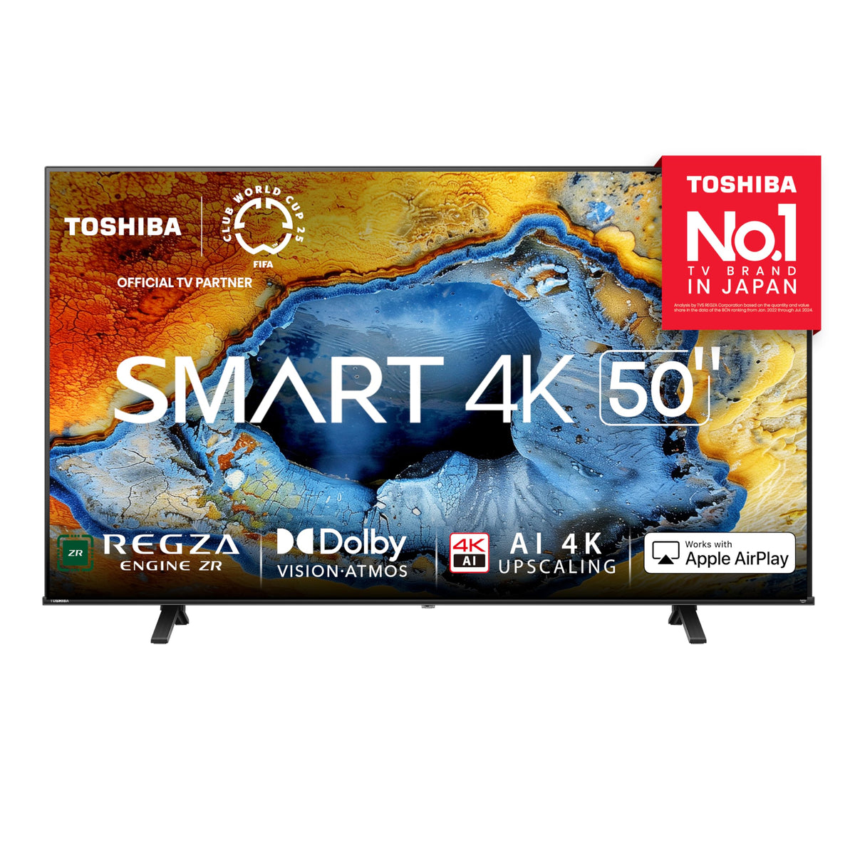 Toshiba Television C350NM(último Modelo) Pantalla 50 Pulgadas, Smart Fire TV UHD 4K,Control Remoto por Voz con Alexa, Escalador 4K por lA,Dolby Vision Atmos,Modo Juego, mira TV en Vivo sin Cable