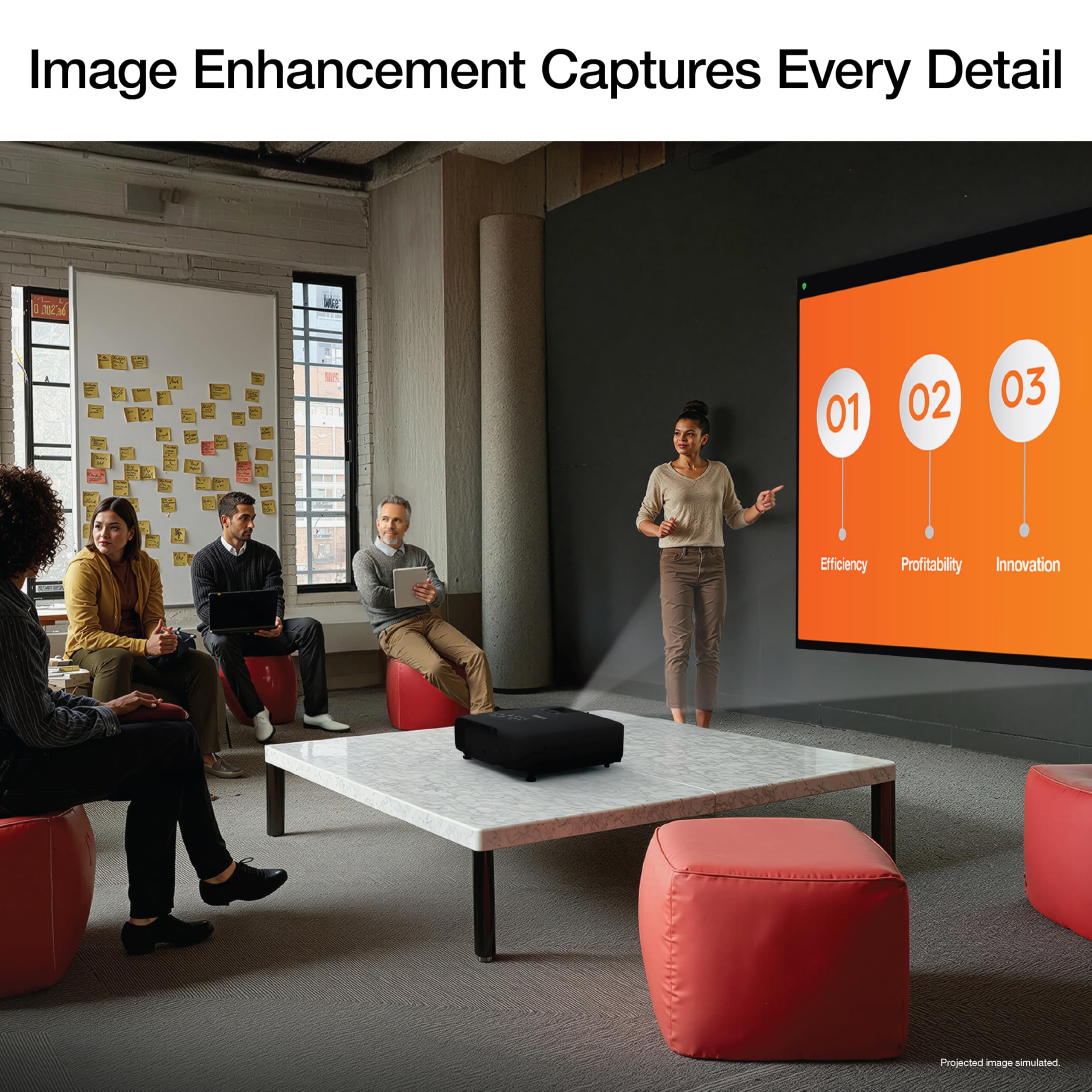 Epson Pro EX9270 Proyector inalámbrico 1080p 3LCD 4.100 lúmenes Color y Brillo Blanco, Apple AirPlay, Miracast, transmisión Desde el teléfono o portátil, 2 Puertos HDMI, Zoom óptico de 1.6X, Altavoz