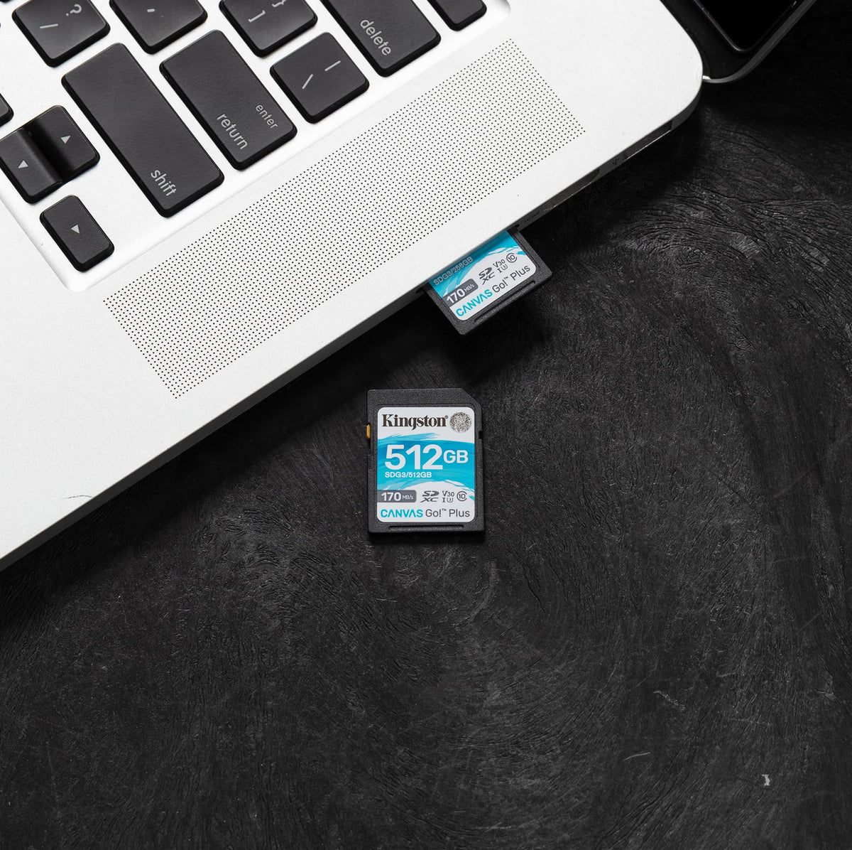 Kingston - Tarjeta de memoria SDXC Canvas Go Plus (128 GB, 170 MB/s, lectura UHS-I, C10, U3, V30)
