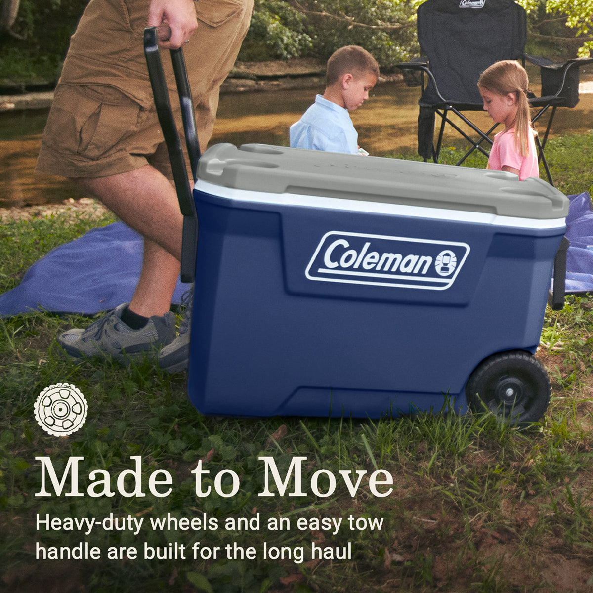 Coleman Serie 316, Enfriador Con Ruedas Unisex Adulto, Twilight, 62QT