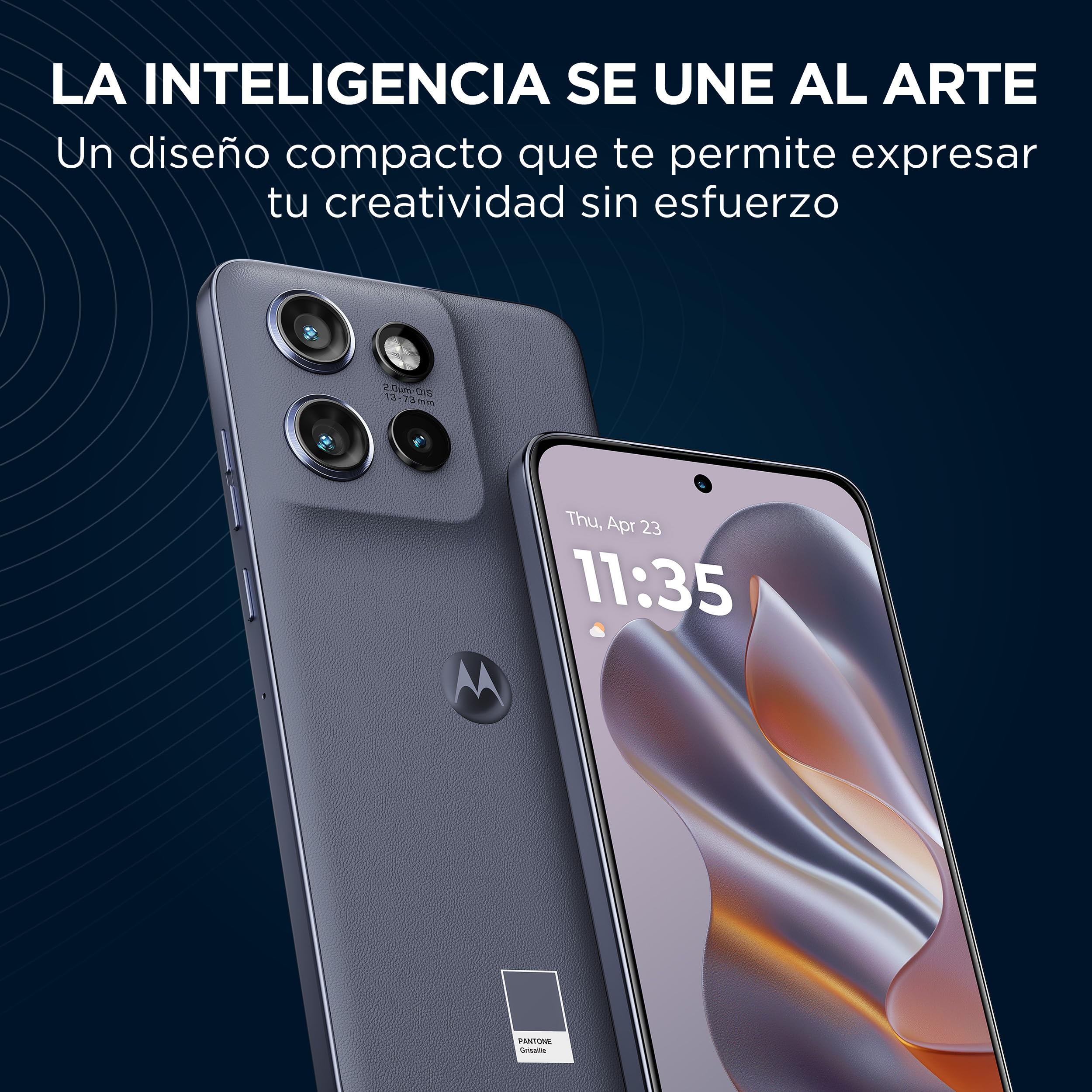 Motorola Edge 50 Neo Gris (8GB RAM/256GB), 50MP, Celular Desbloqueado