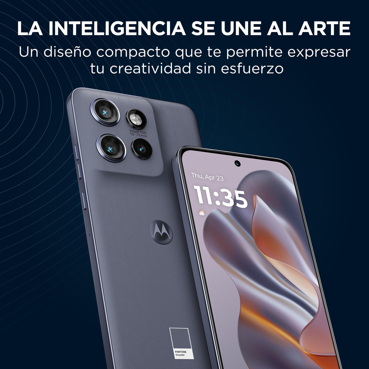 Motorola Edge 50 Neo Gris (8GB RAM/256GB), 50MP, Celular Desbloqueado
