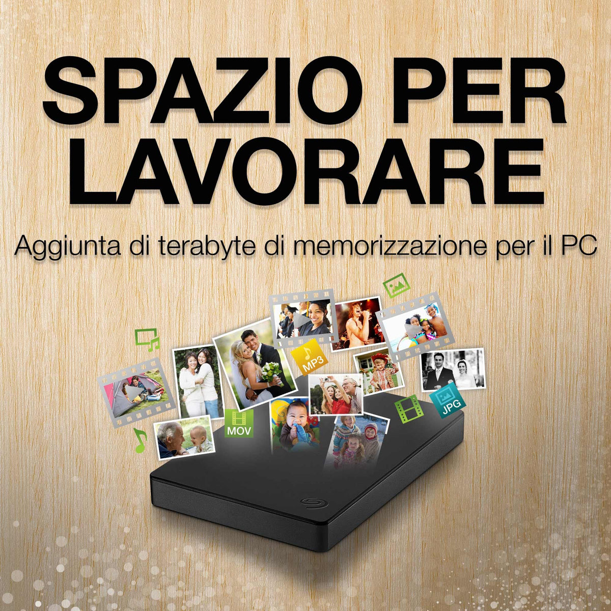 Seagate Disco duro externo USB 3.0 portátil , 5TB