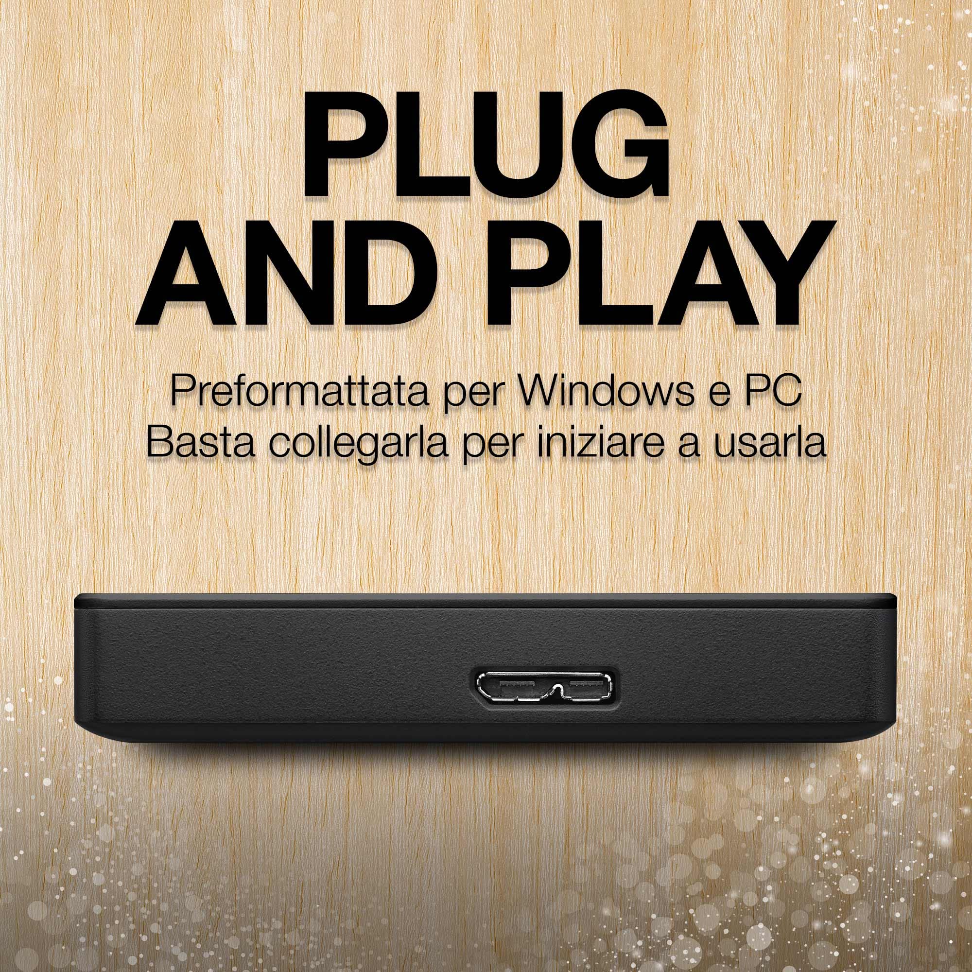 Seagate Disco duro externo USB 3.0 portátil , 5TB