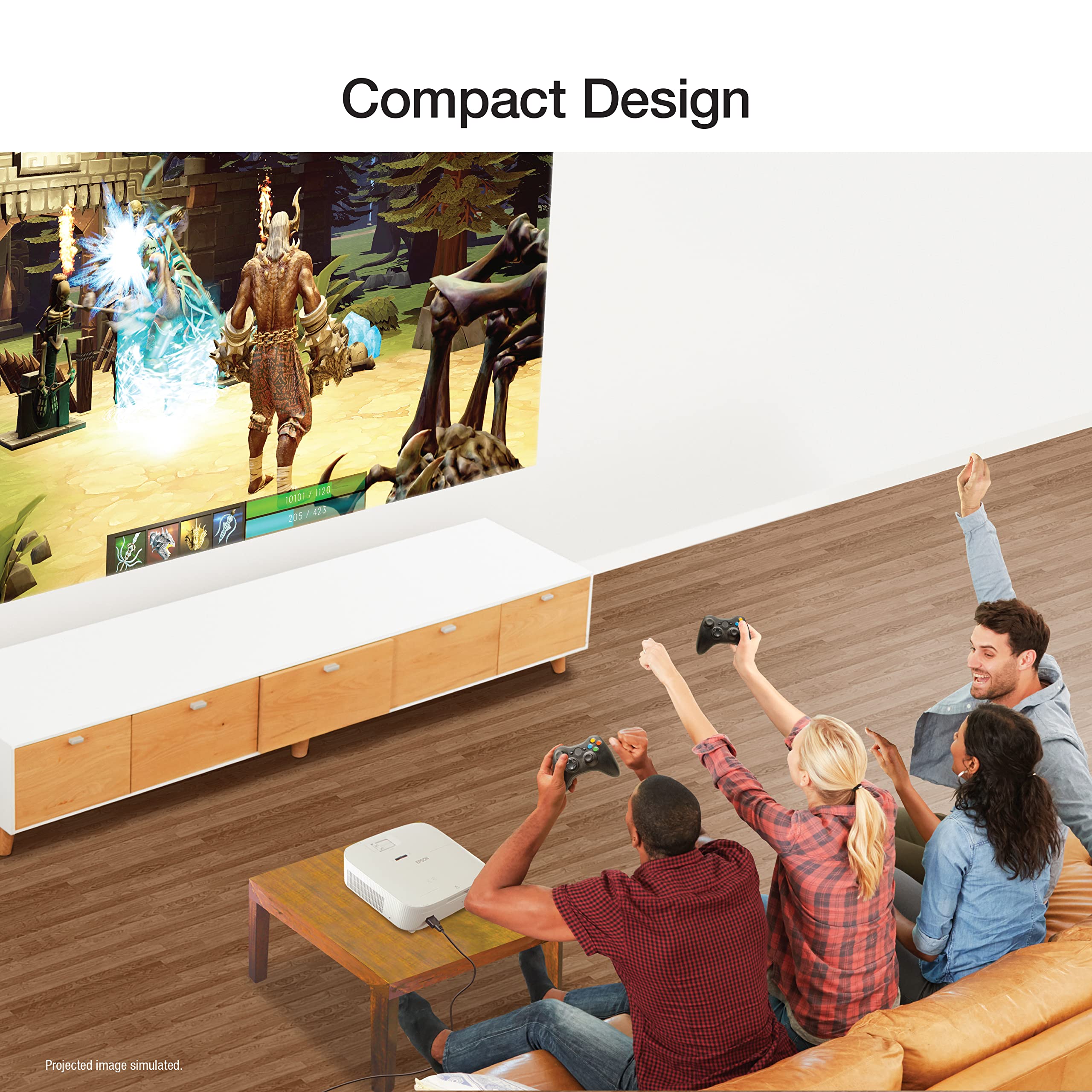 Epson Proyector 4k con Streaming, Home Cinema 2350