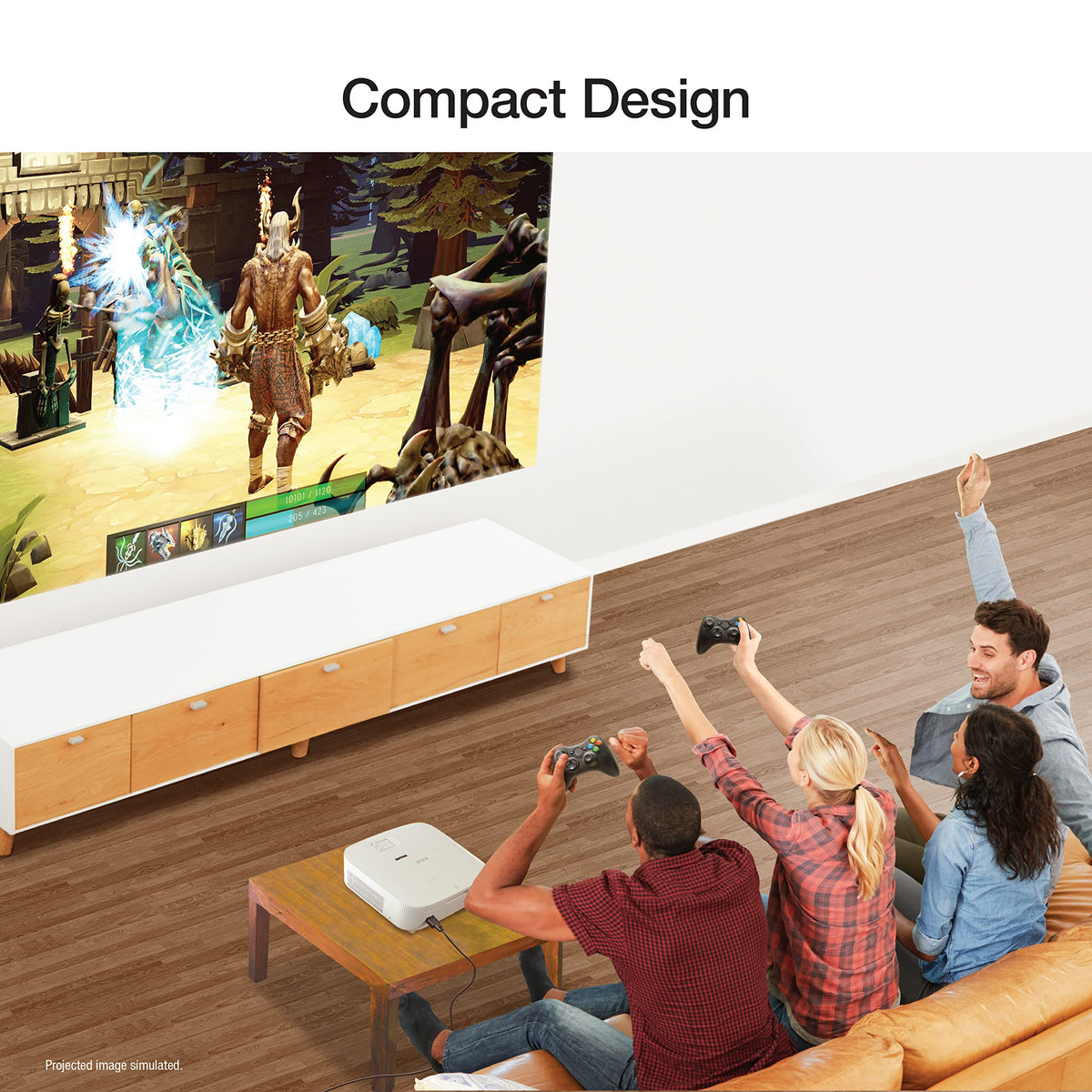 Epson Proyector 4k con Streaming, Home Cinema 2350