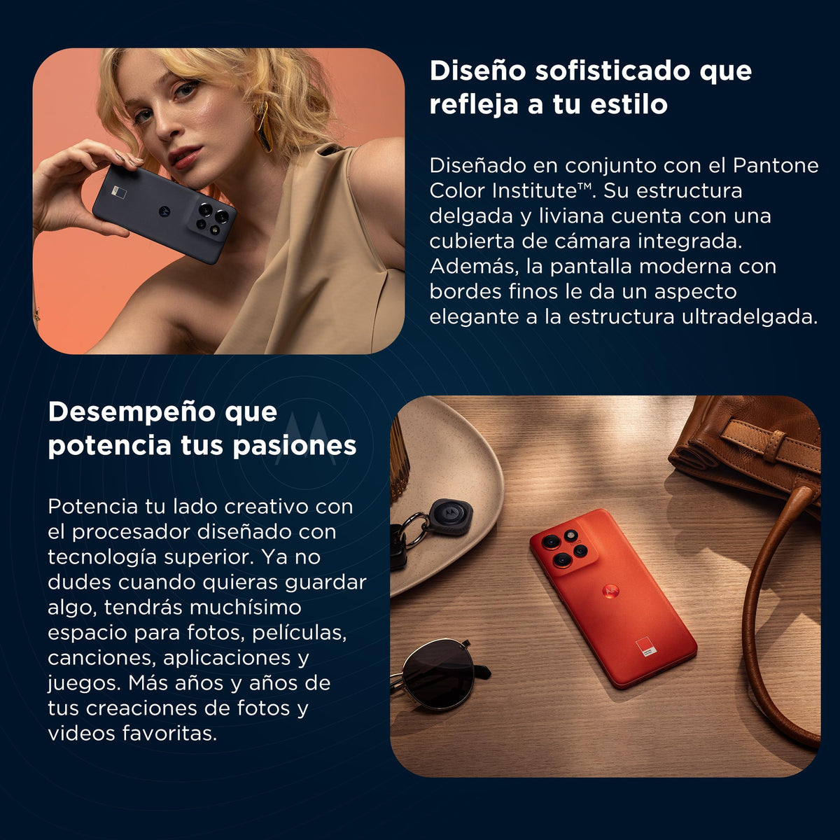 Motorola Edge 50 Neo Gris (8GB RAM/256GB), 50MP, Celular Desbloqueado