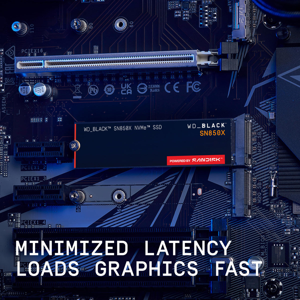 WD_Black 4TB SN850X NVMe Internal Gaming SSD Solid State Drive - Gen4 PCIe, M.2 2280, Up to 7,300 MB/s - WDS400T2X0E