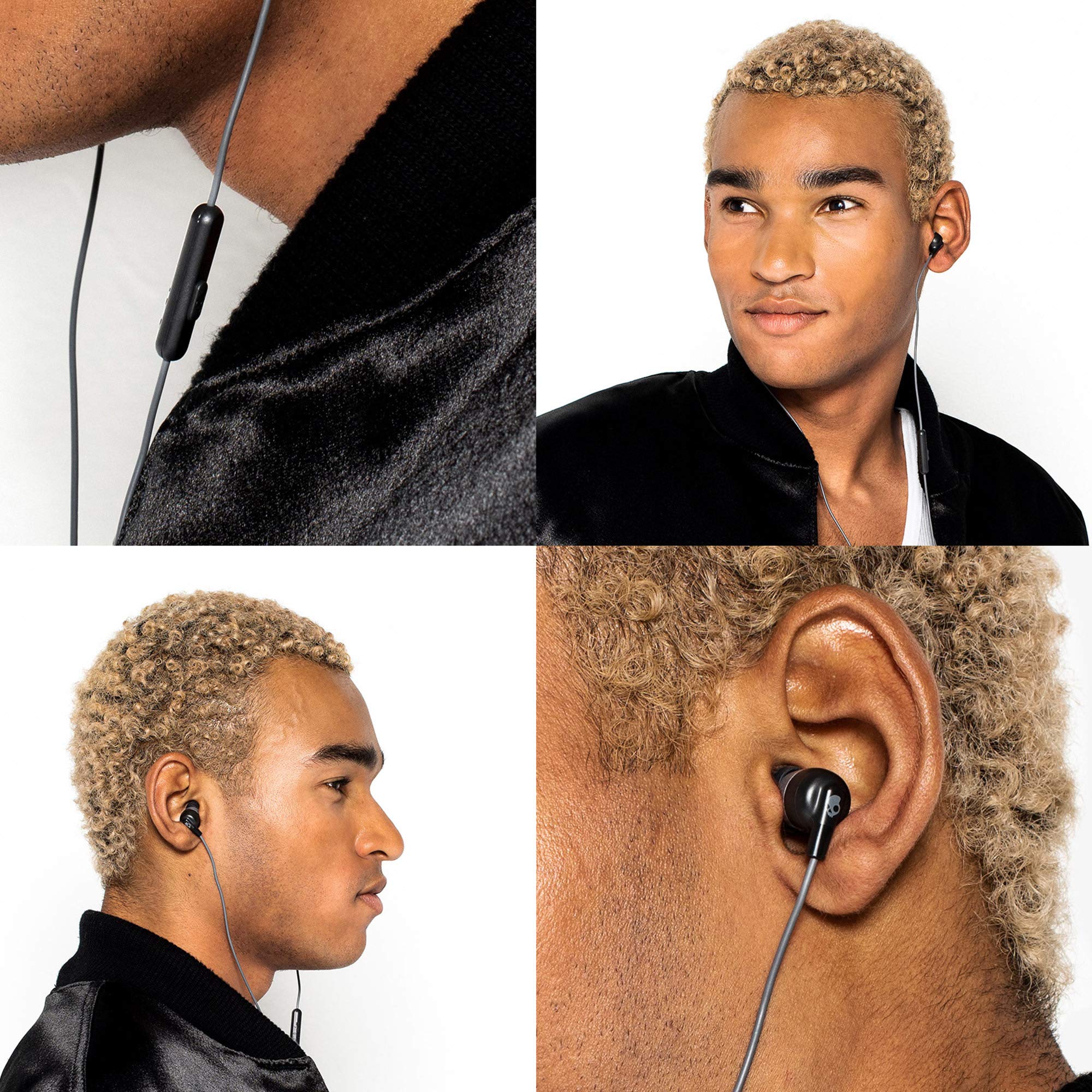 Skullcandy Audífonos Ink'd+ In-Ear, Micrófono, Compatibles con Dispositivos Bluetooth y Computadoras, Negro
