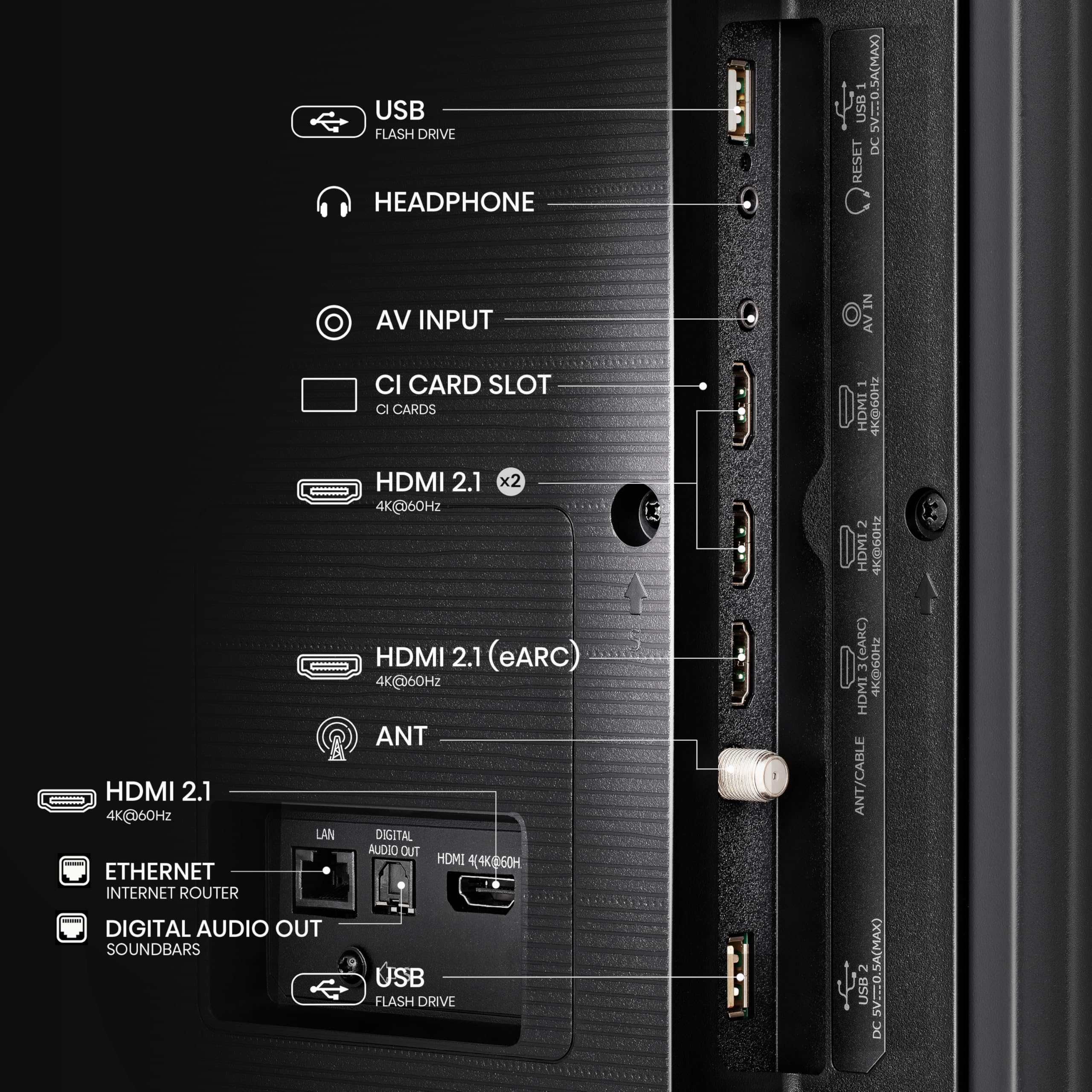 Hisense Television U6N Pantalla 65 Pulgadas,Mini-LED Smart Google TV UHD 4K,Control Remoto por Voz con Alexa,Hi-View Engine,Dolby Vision Atmos,Total HDR Solution, mira TV en Vivo sin Cable