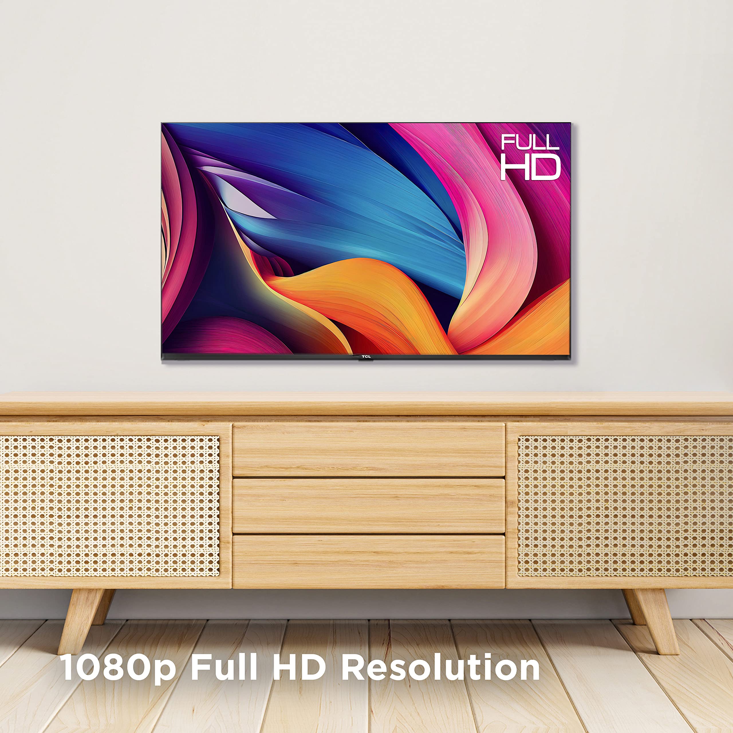 TCL Smart TV LED de 32 Pulgadas Clase S3 1080p con Google TV (32S350G, Modelo 2023), Google Assistant Integrado con Control Remoto por Voz, Compatible con Alexa, Streaming FHD Televisión, Color Negro